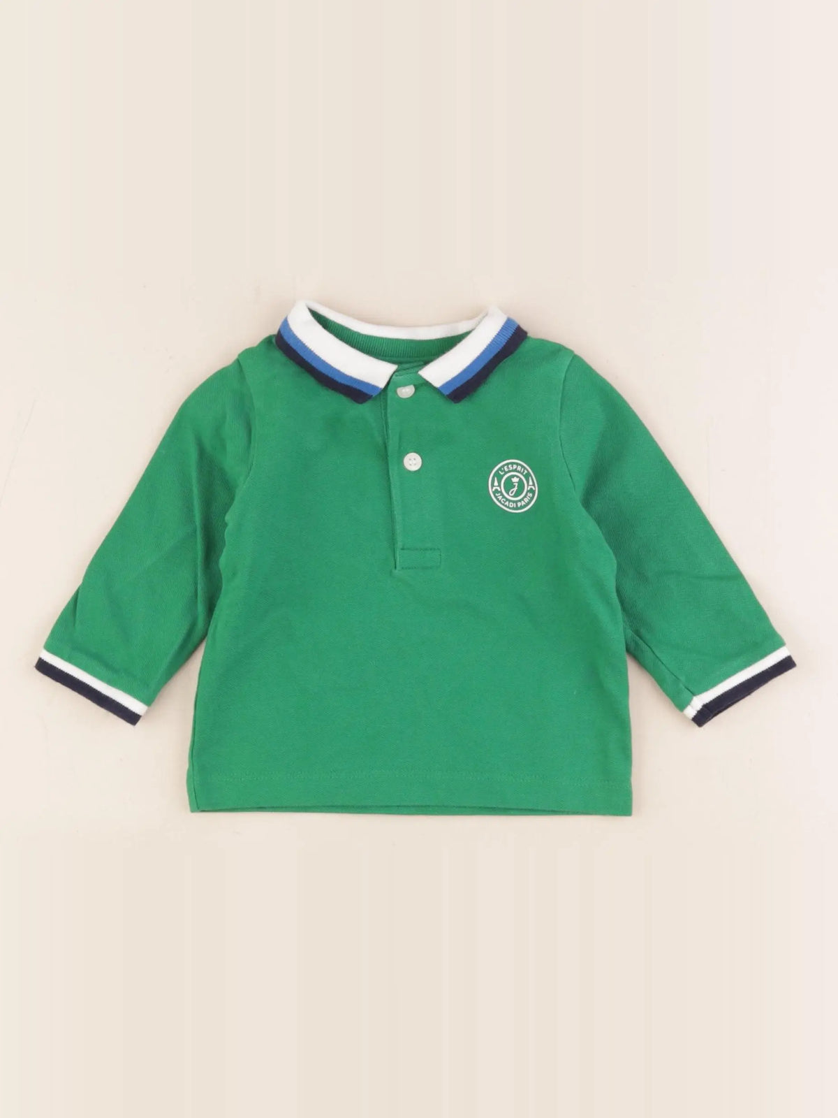 Jacadi - polo vert - 6 mois