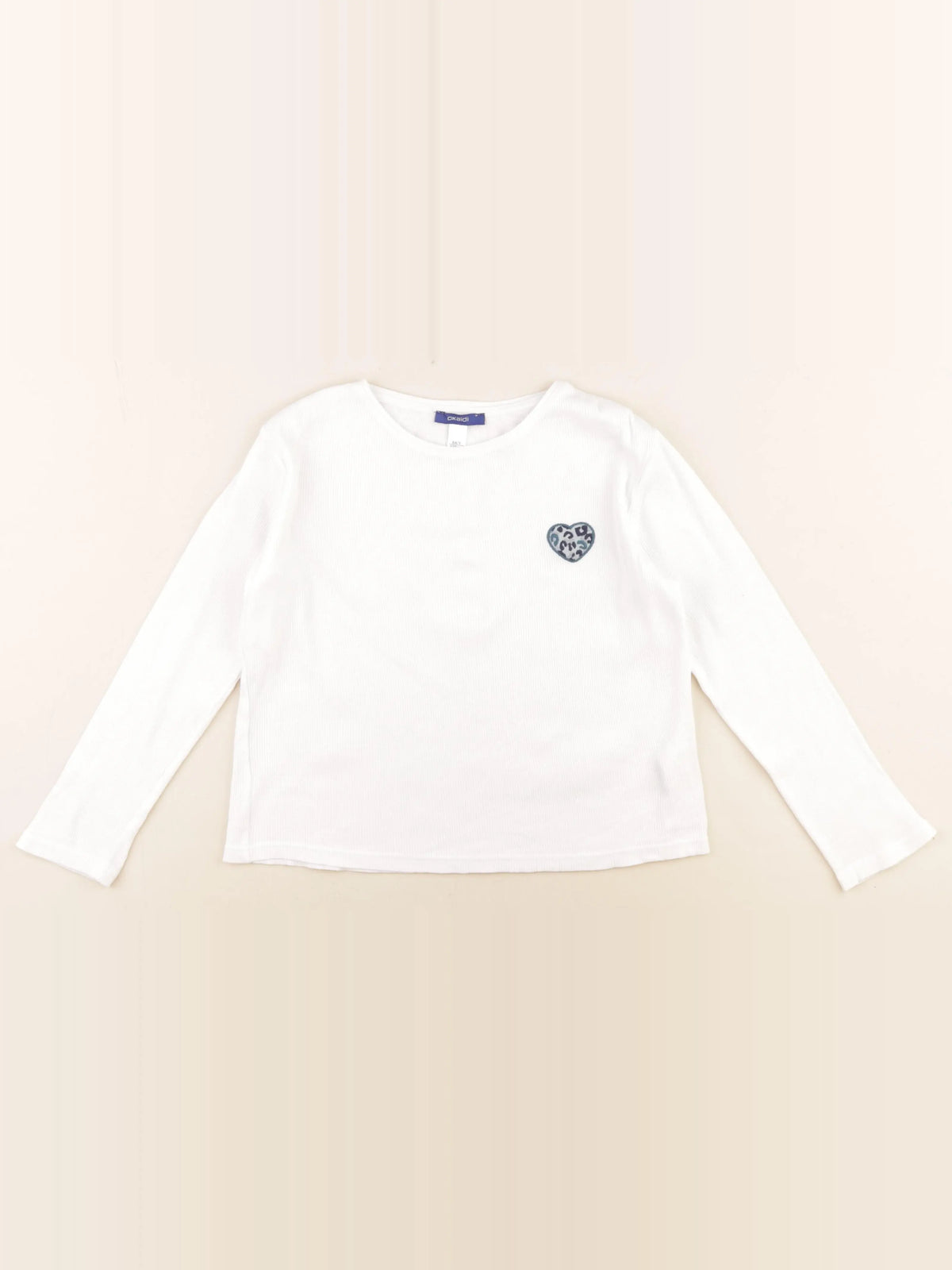 Okaidi - tee-shirt blanc - 8 ans