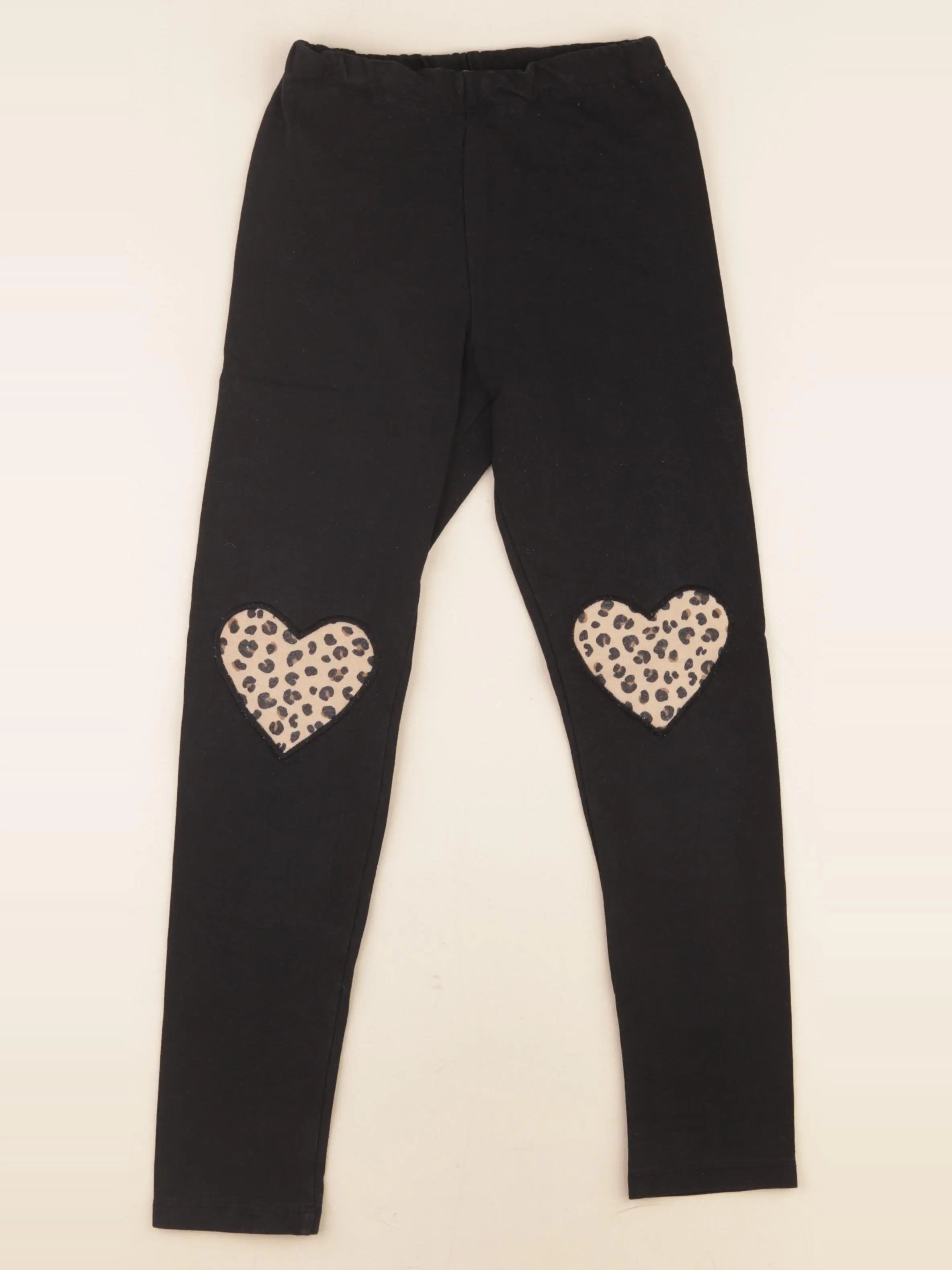 H&M - legging noir - 6/7 ans