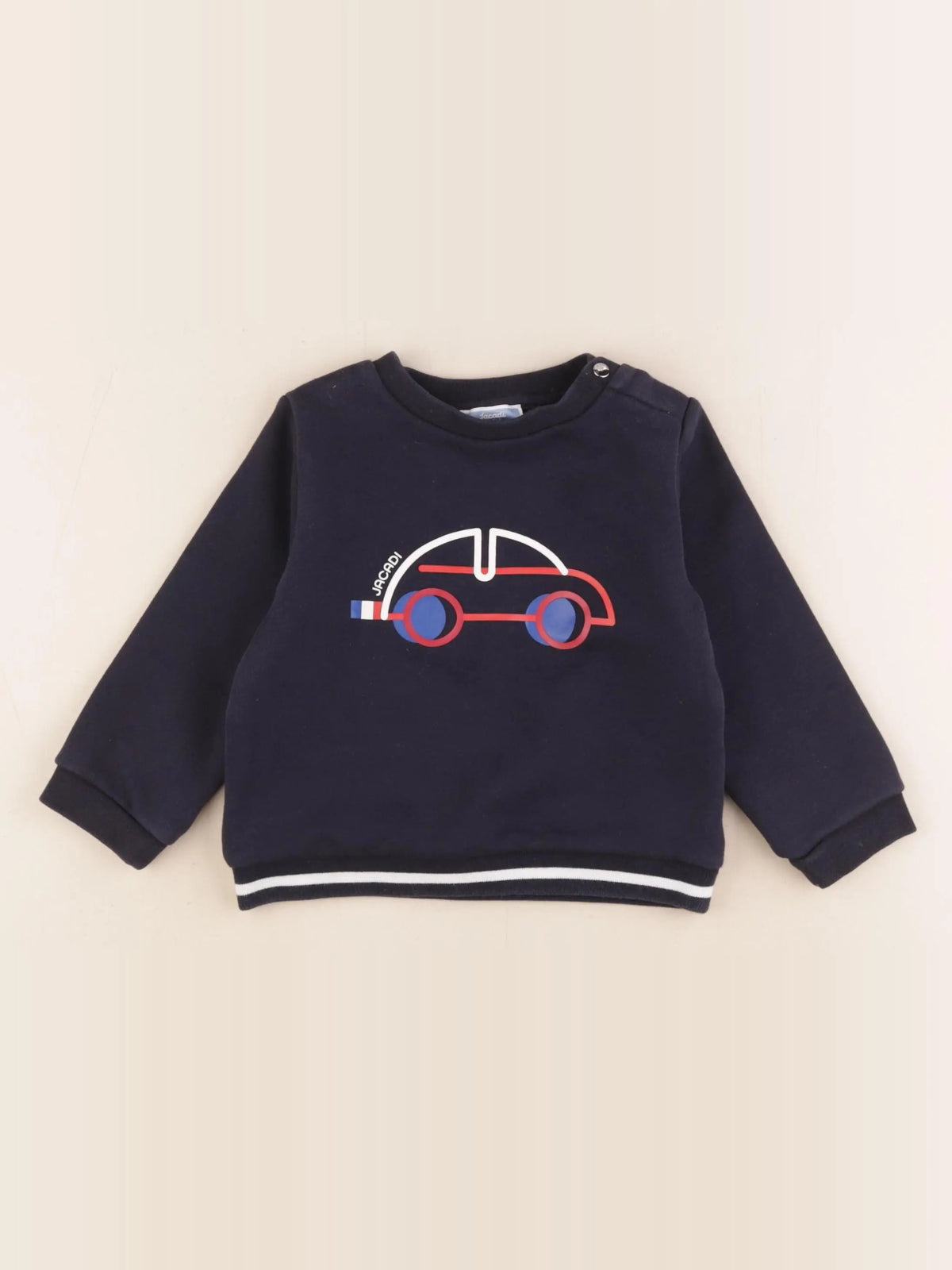 Jacadi - sweat bleu - 24 mois