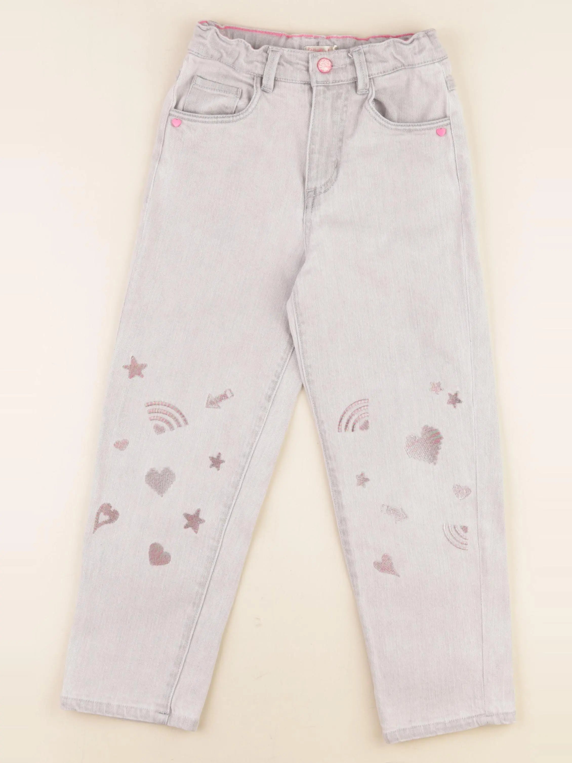 Billie Blush - jean gris - 6 ans