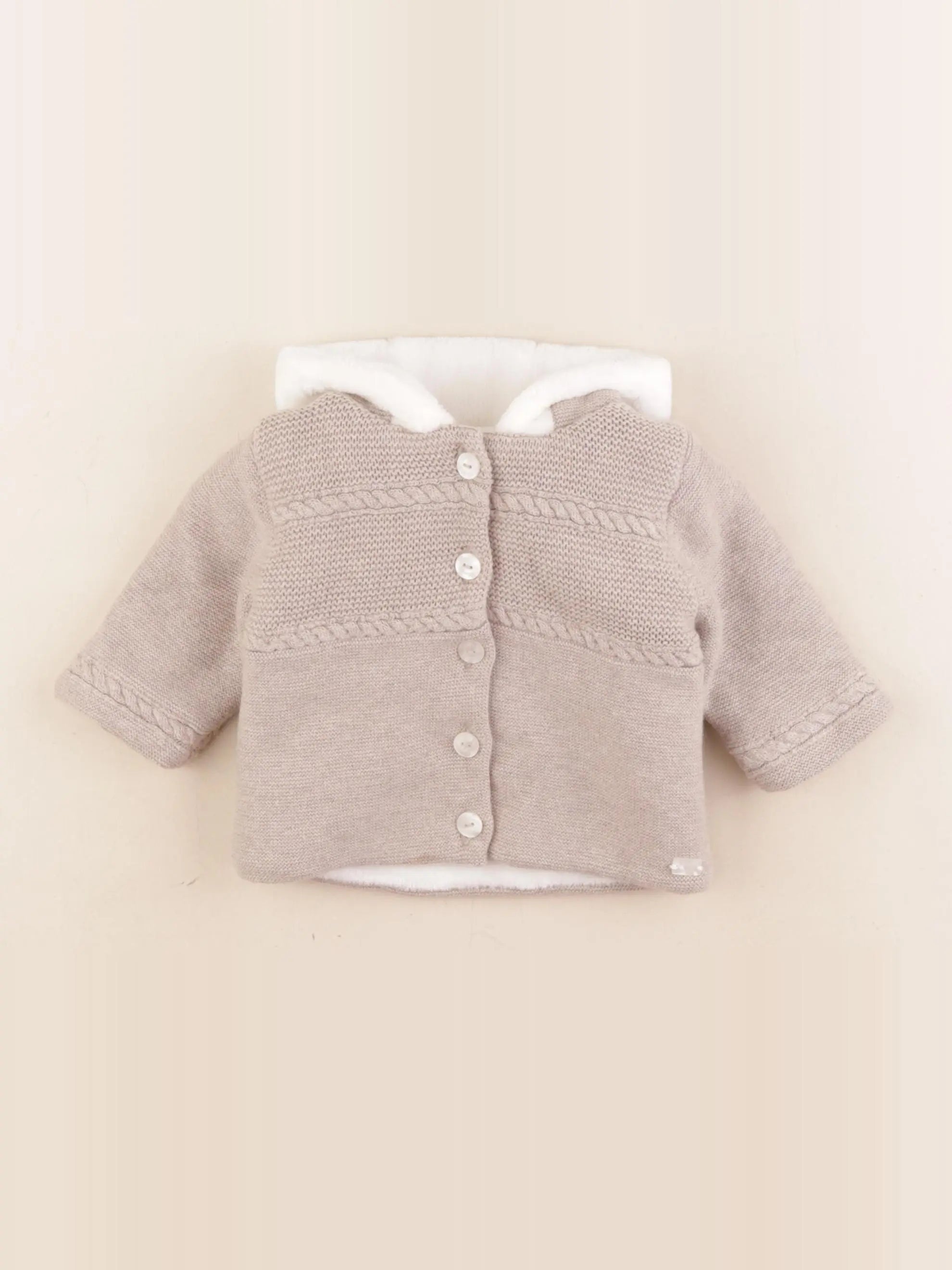 Tartine & Chocolat - veste doublé marron - 3 mois