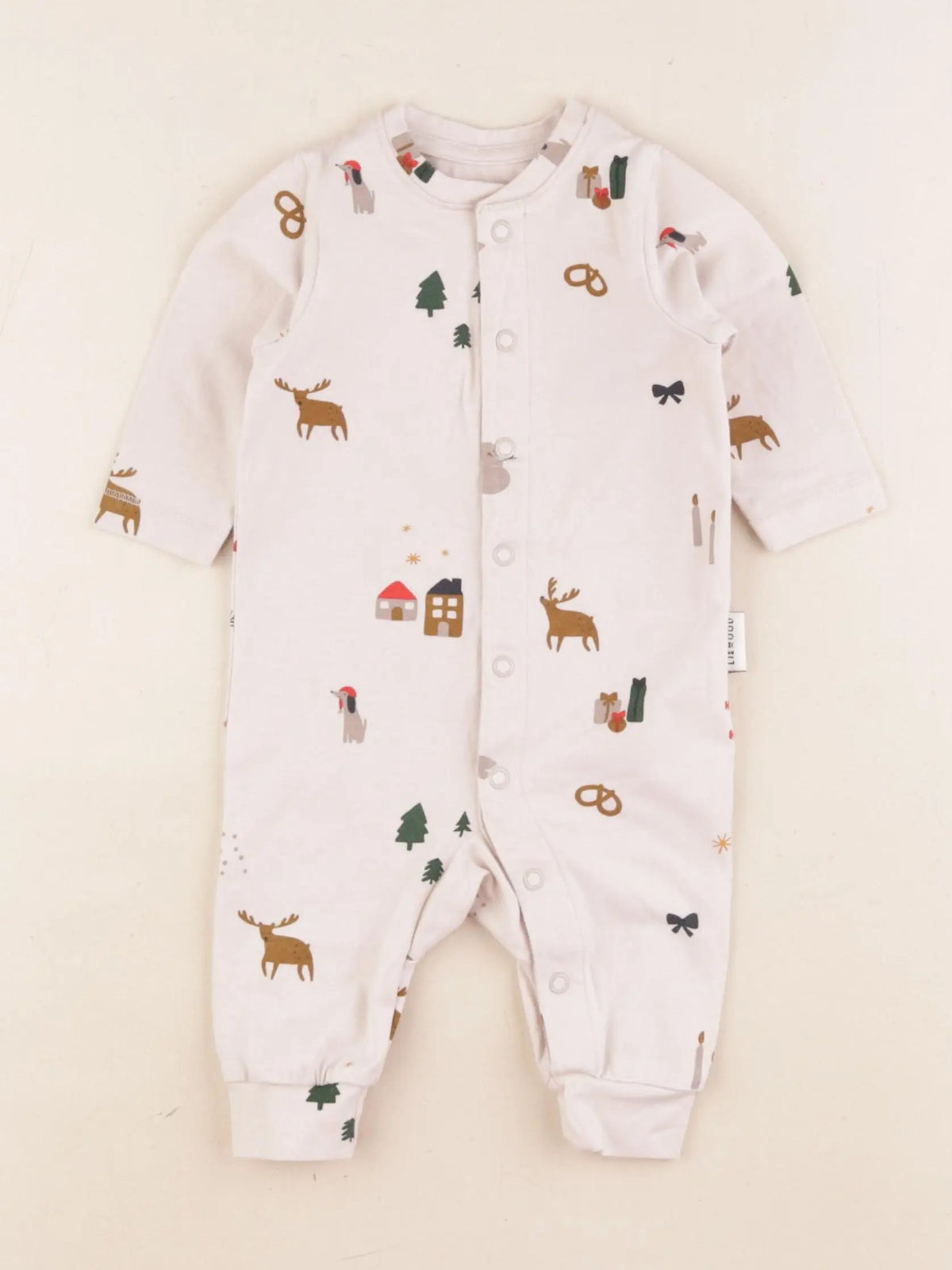 Liewood - pyjama coton marron - 1 mois