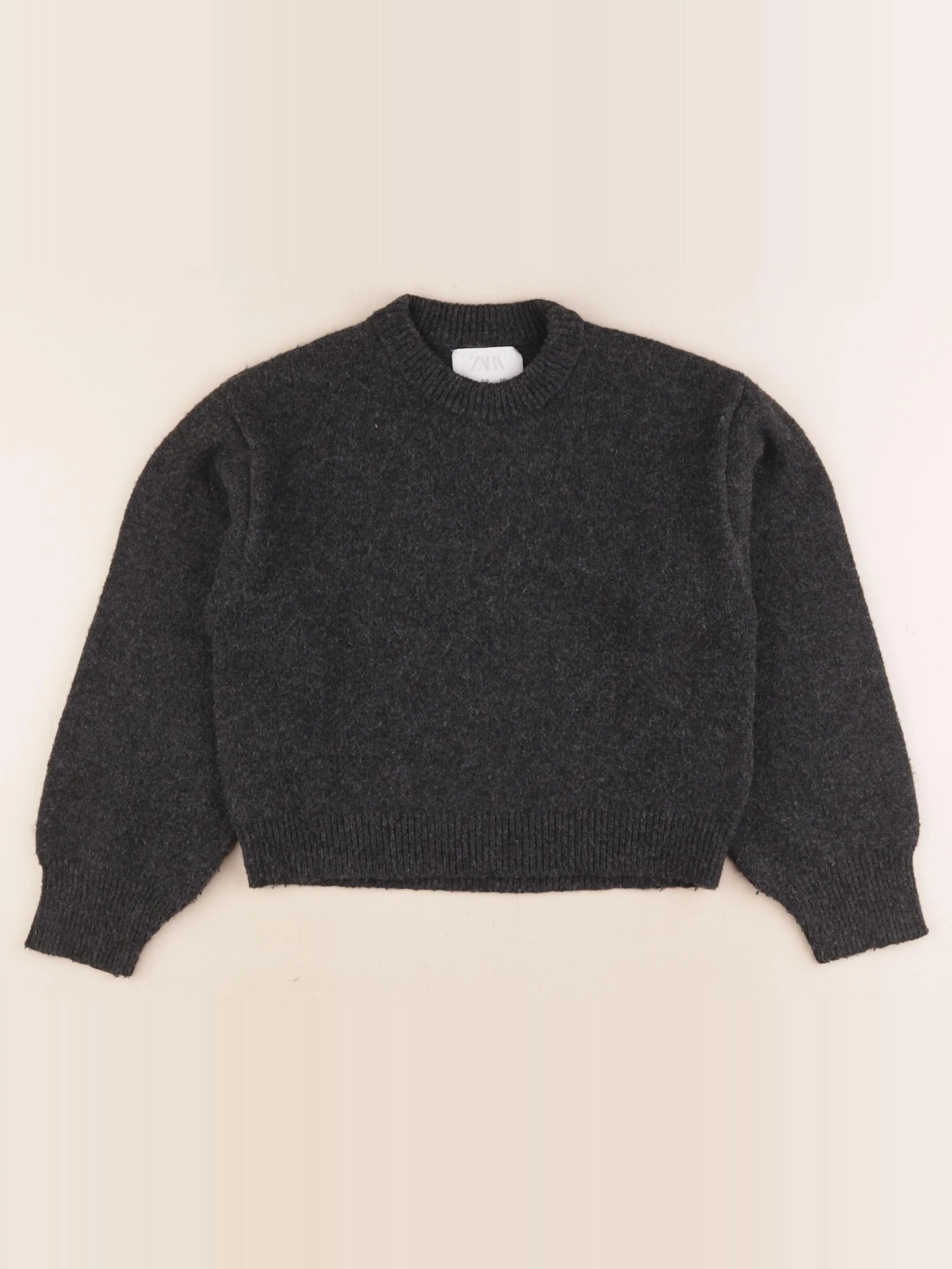 Zara - pull gris - 8/9 ans