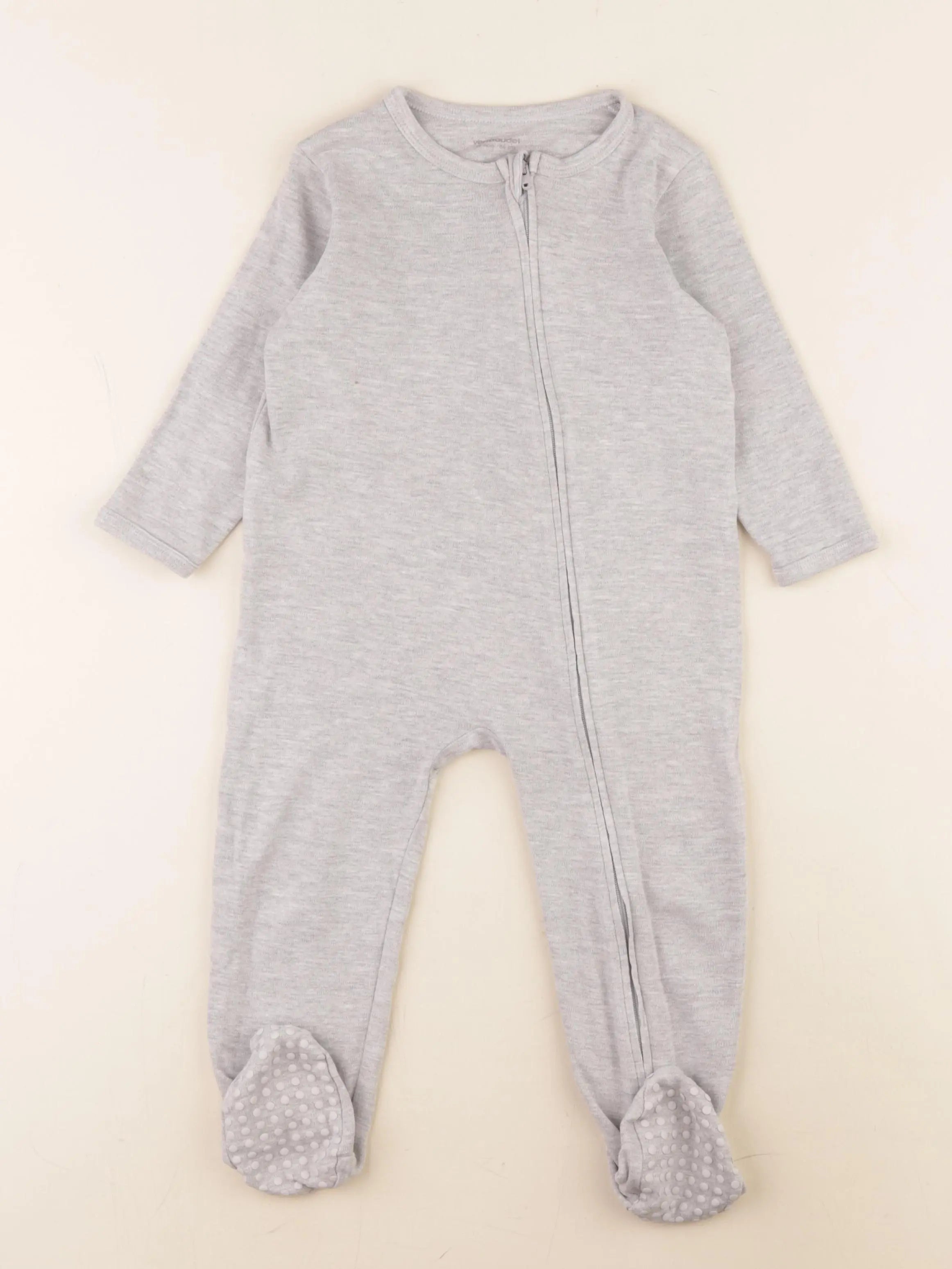 Vertbaudet - pyjama coton gris - 2 ans