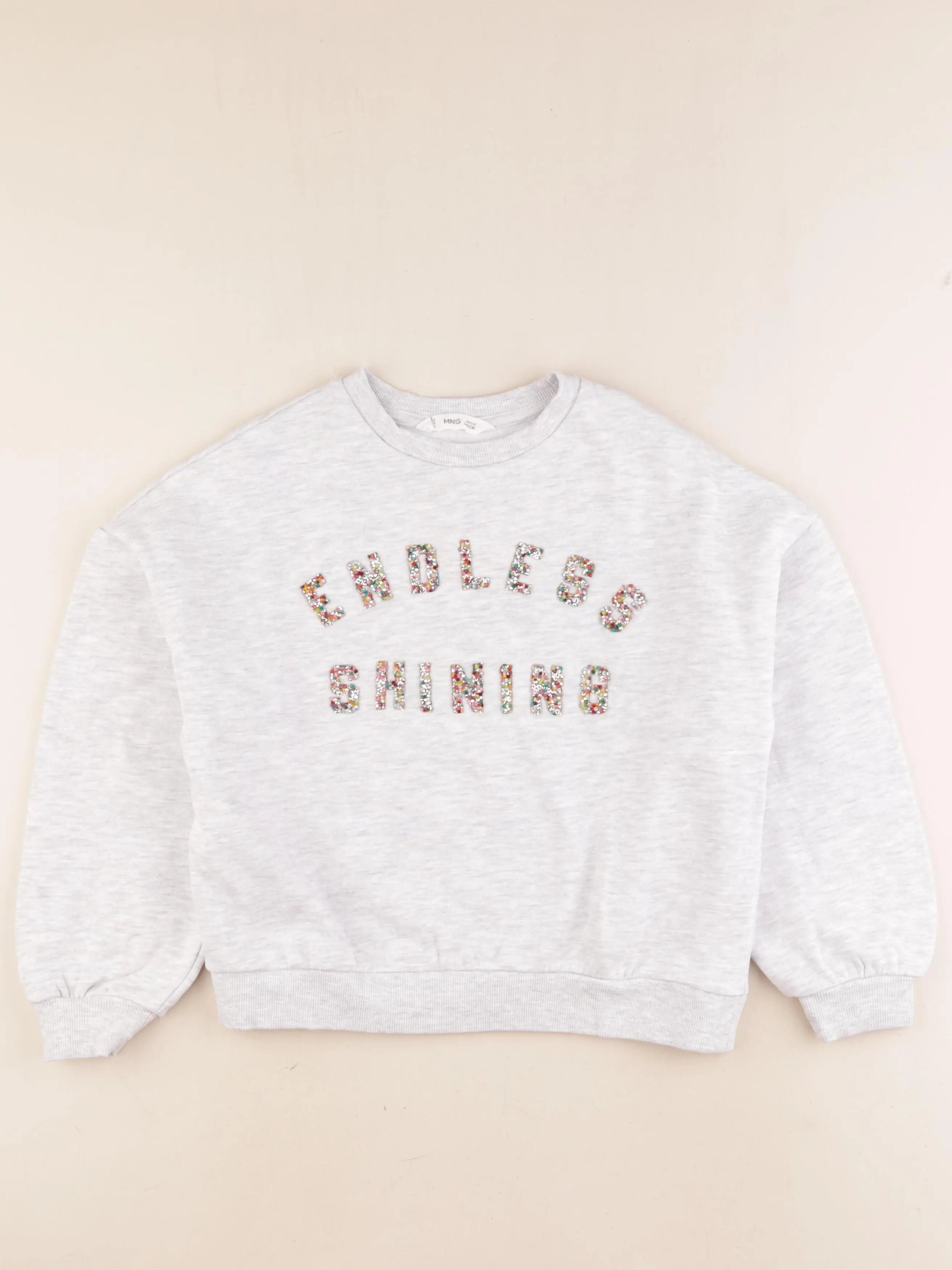 Mango - sweat gris - 9/10 ans