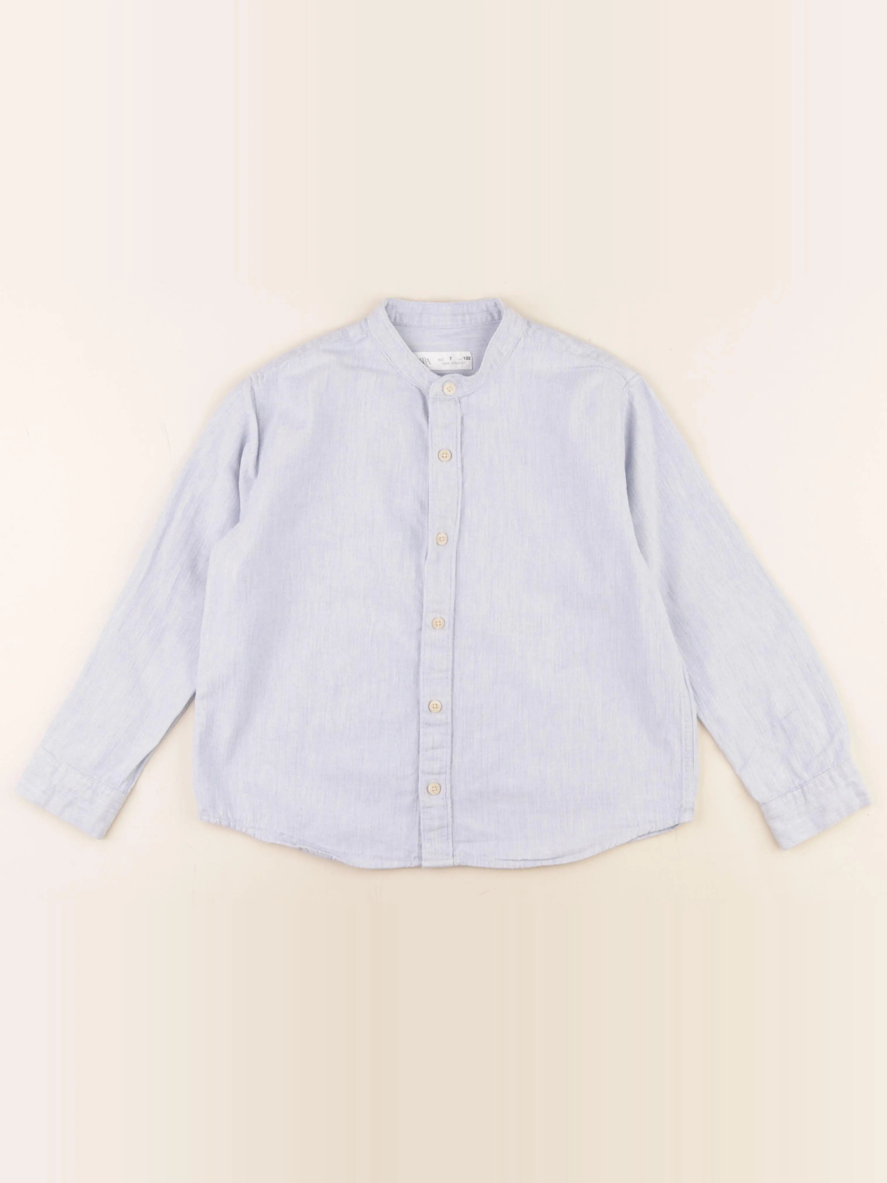 Zara - chemise bleu - 7 ans