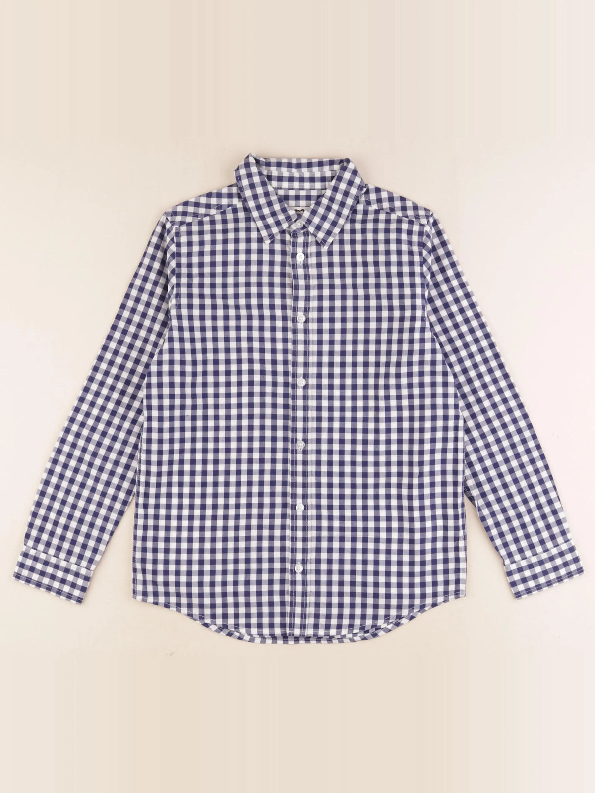 Cyrillus - chemise bleu, blanc - 10 ans