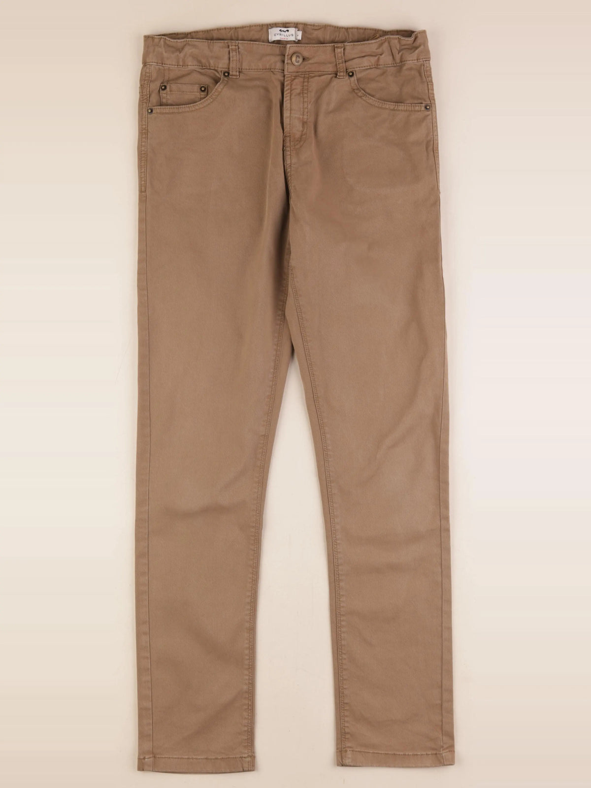 Cyrillus - pantalon marron - 14 ans