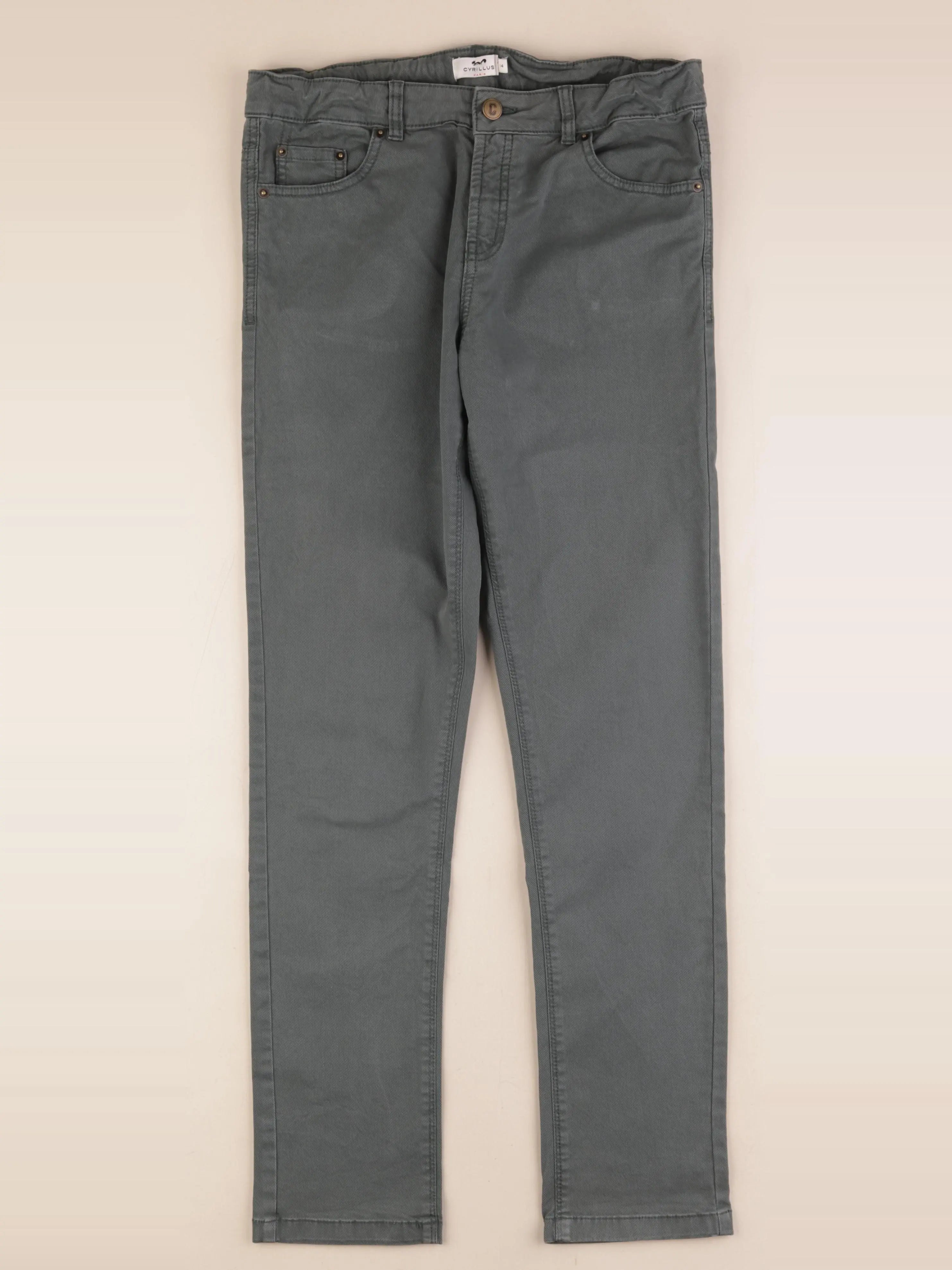 Cyrillus - pantalon vert - 14 ans