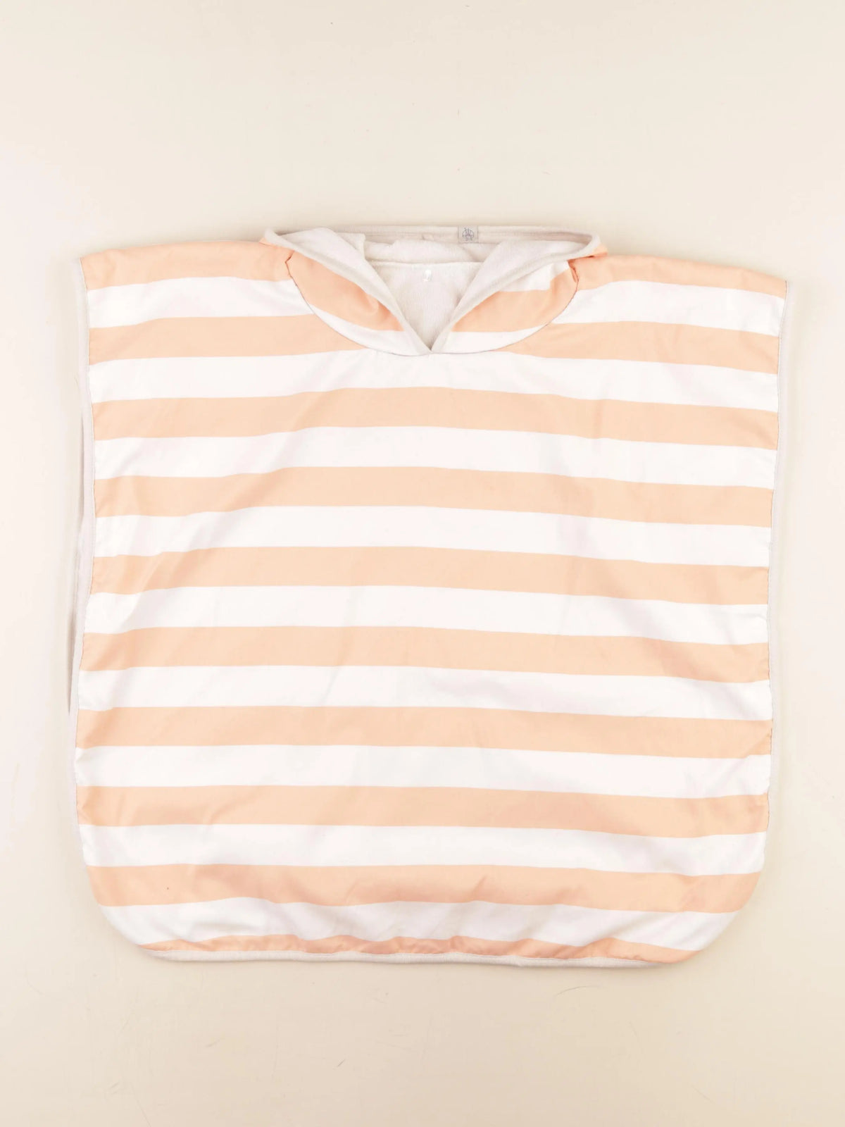 Lassig - cape de bain rose, blanc - 12/36 mois