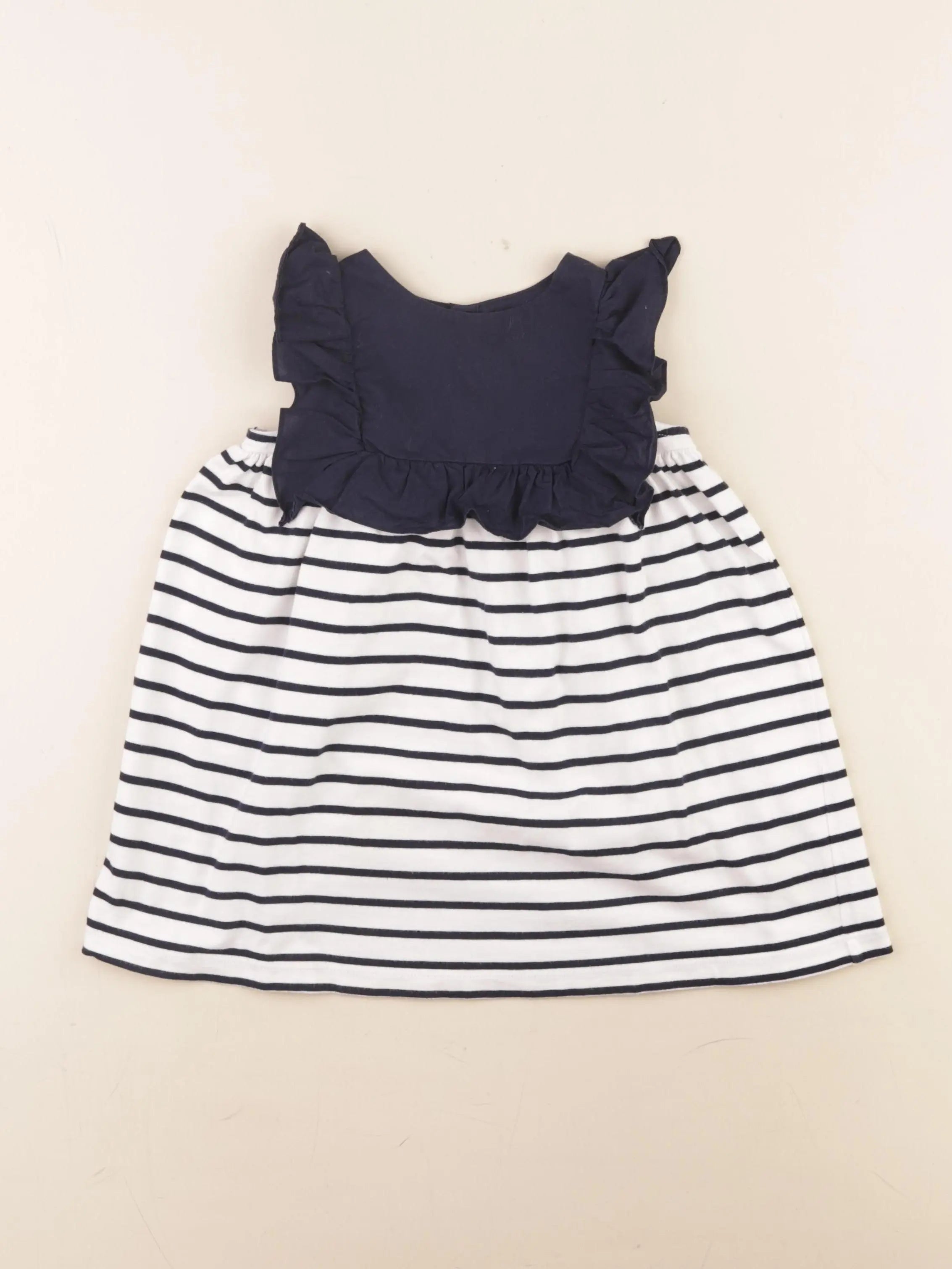 Jacadi - robe bleu, blanc - 24 mois