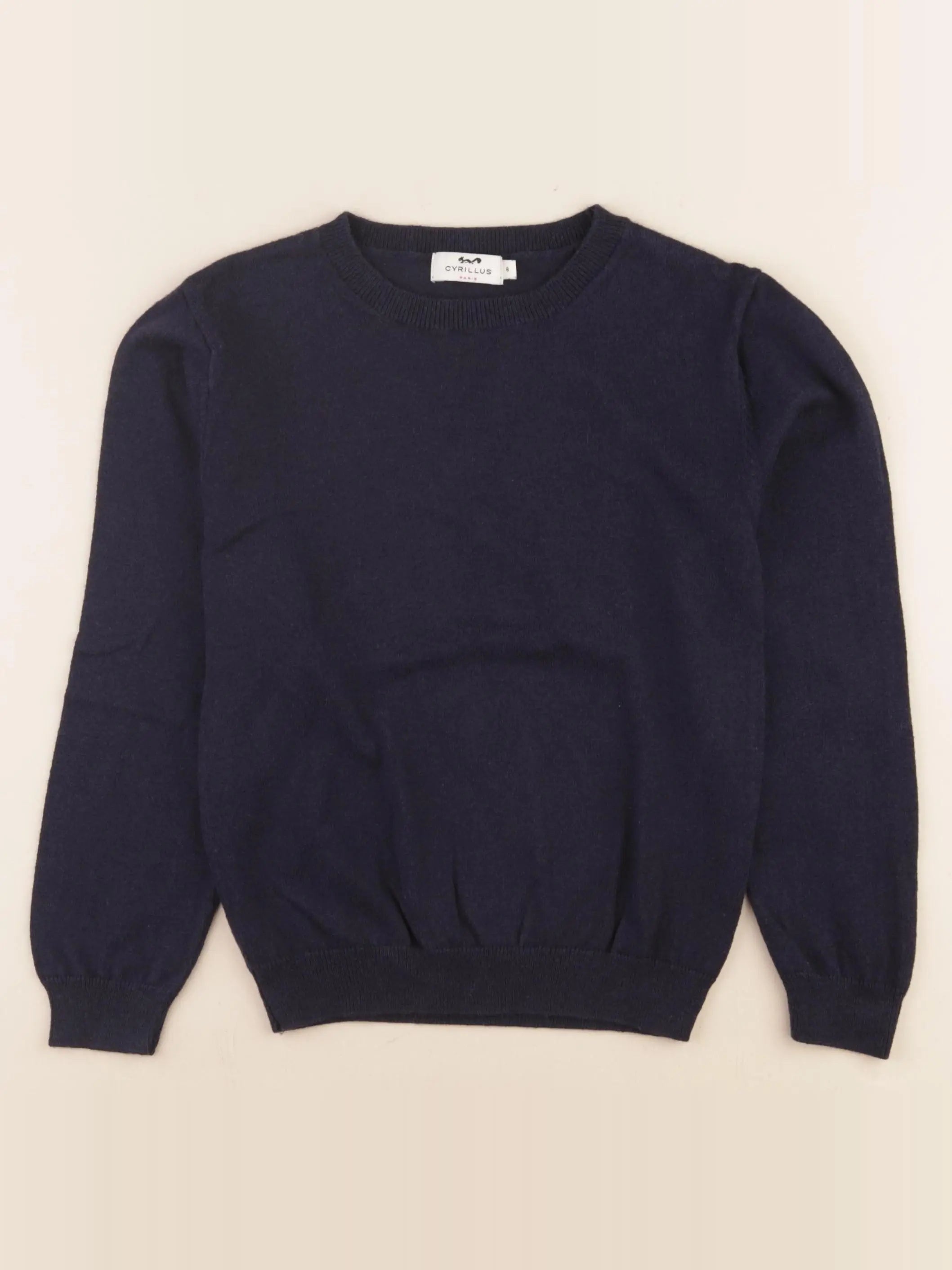 Cyrillus - pull bleu - 8 ans