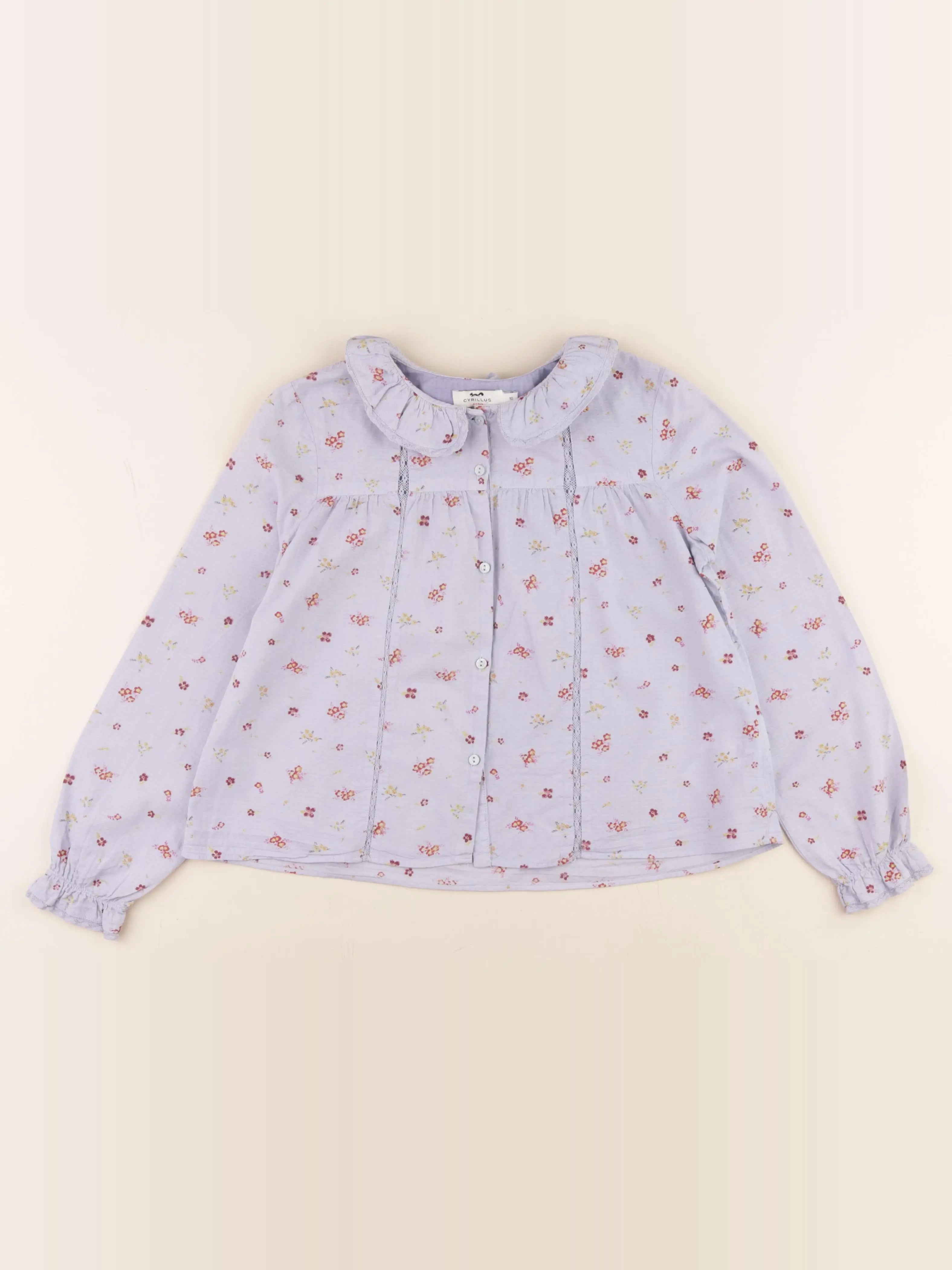 Cyrillus - blouse bleu - 10 ans