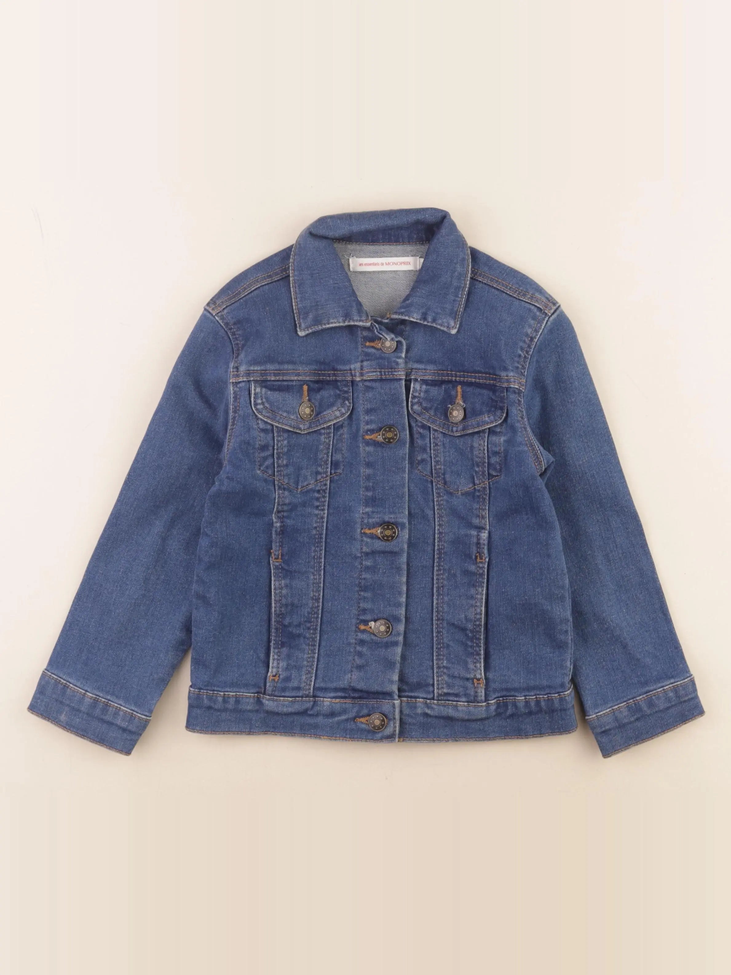 Monoprix - veste bleu - 5 ans