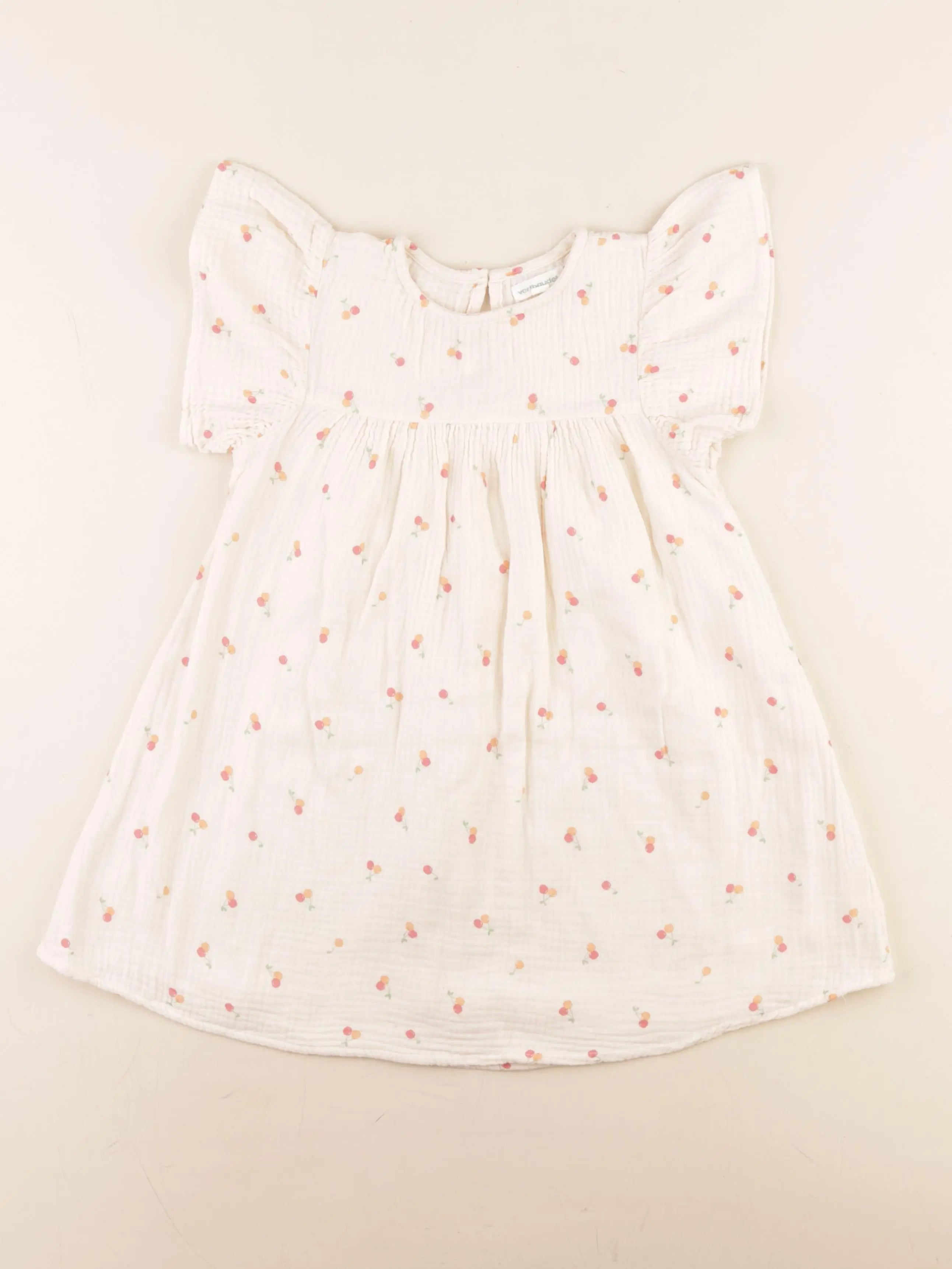Vertbaudet - robe beige - 5 ans