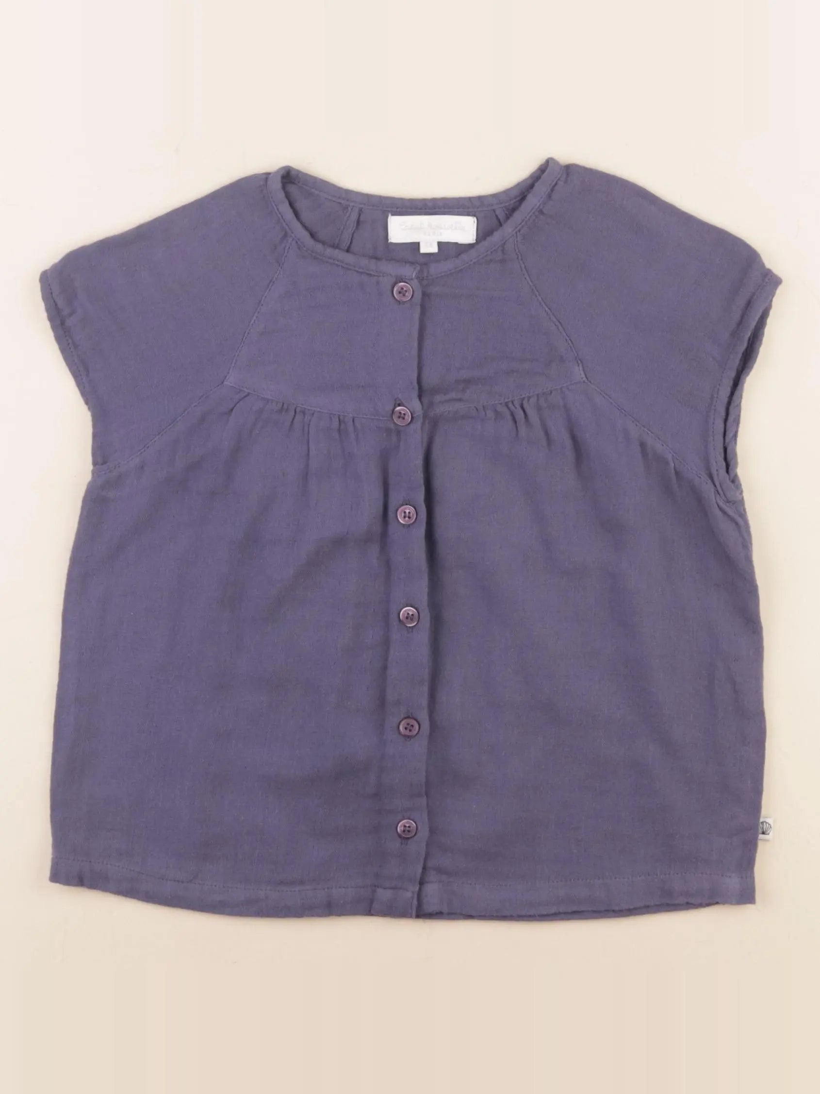 Cadet Rousselle - blouse bleu - 5 ans