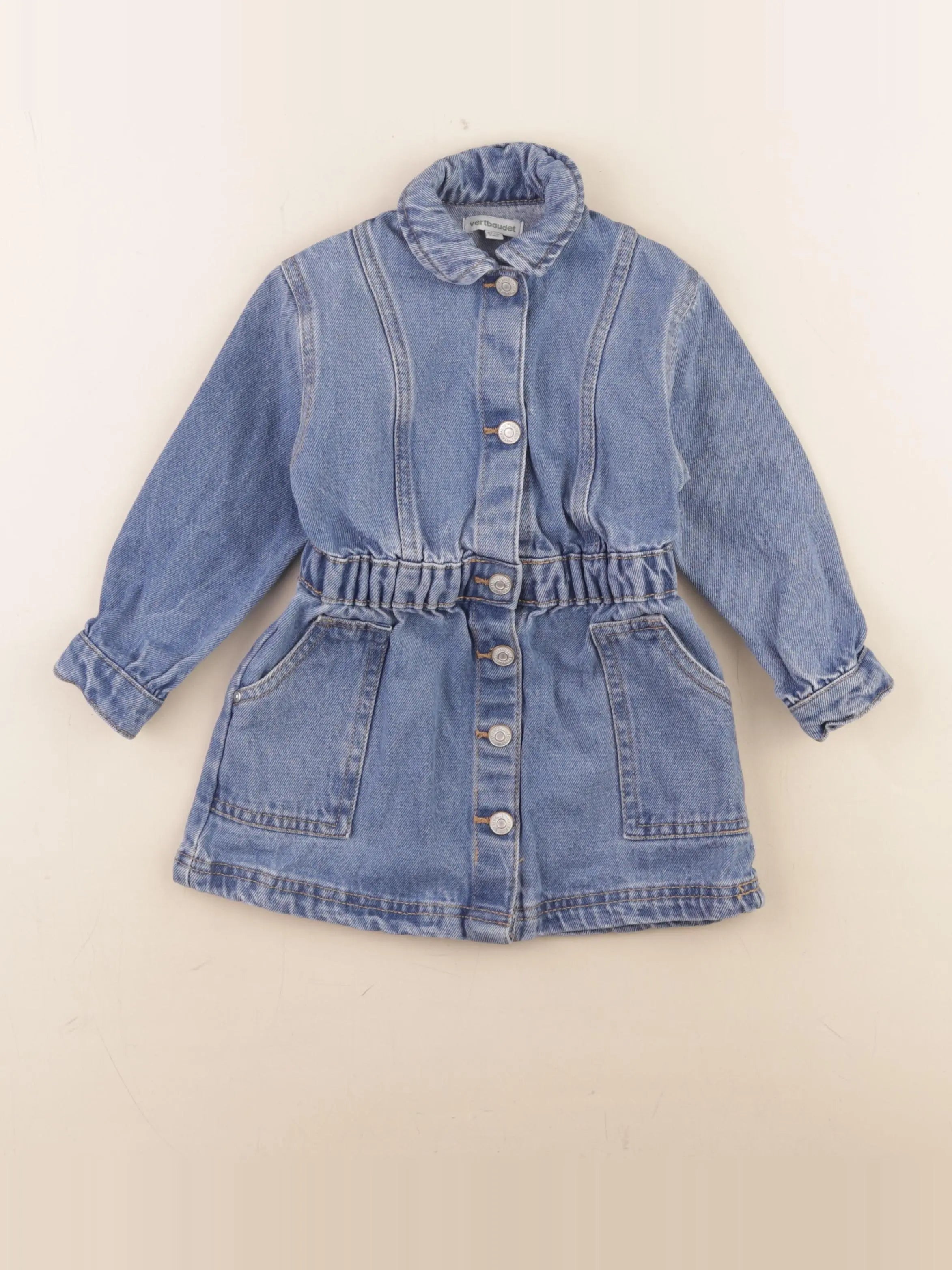 Vertbaudet - robe bleu - 3 ans