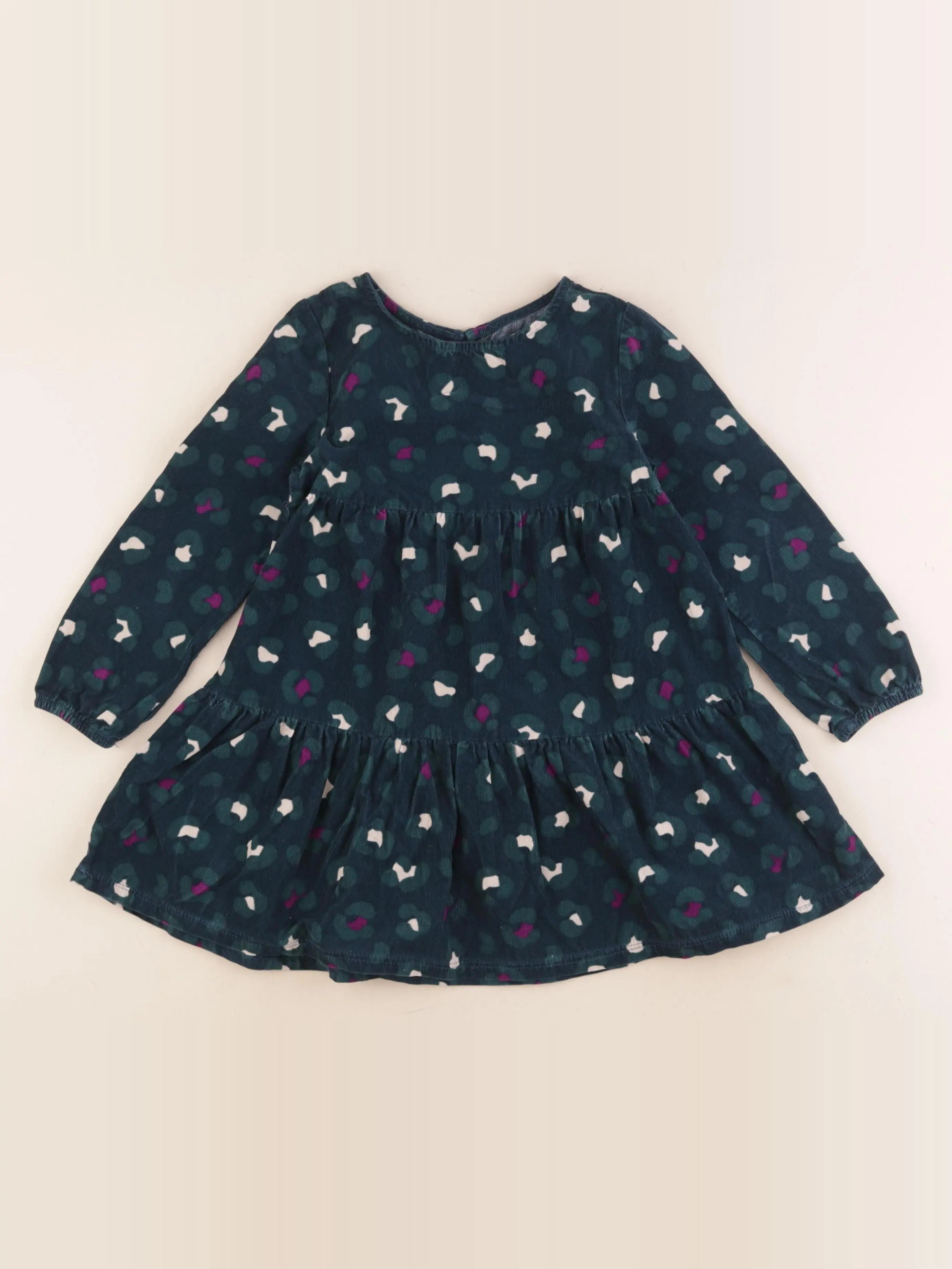 Okaidi - robe vert - 4 ans