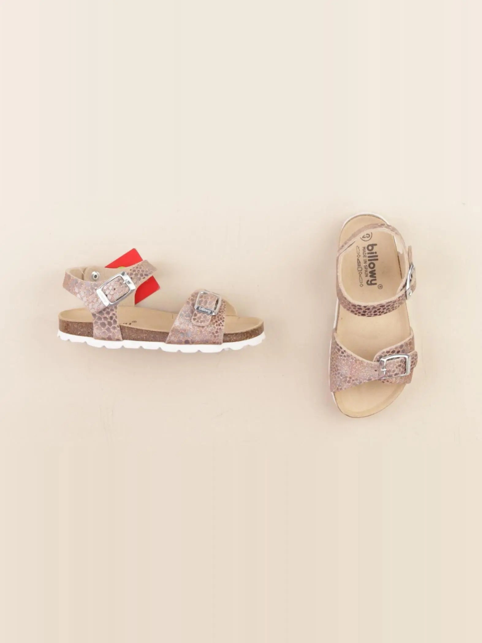 Billowy - sandales rose, or - pointure 25