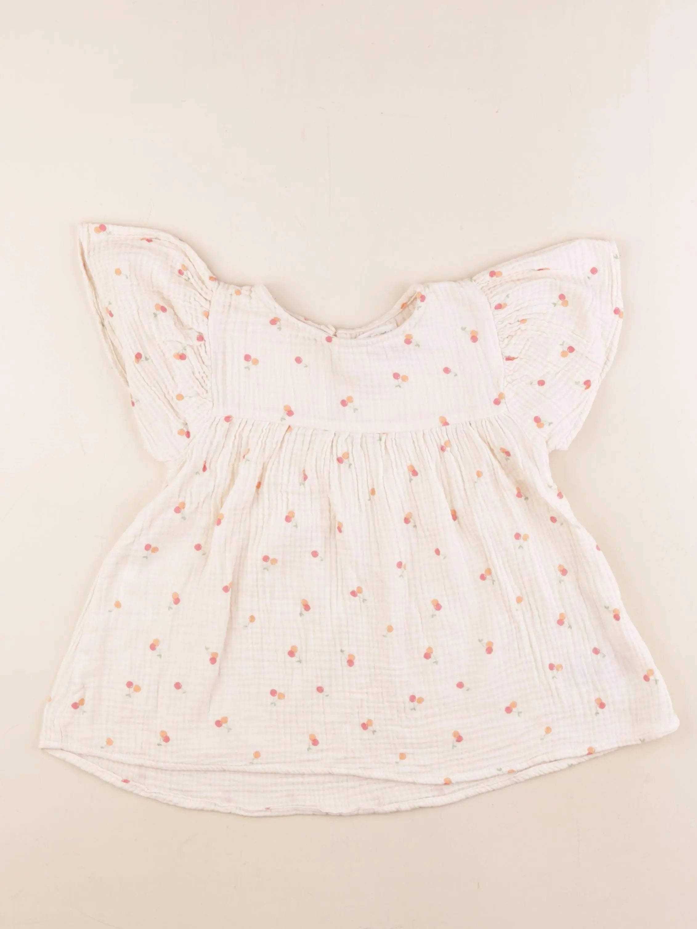 Vertbaudet - blouse beige - 8 ans