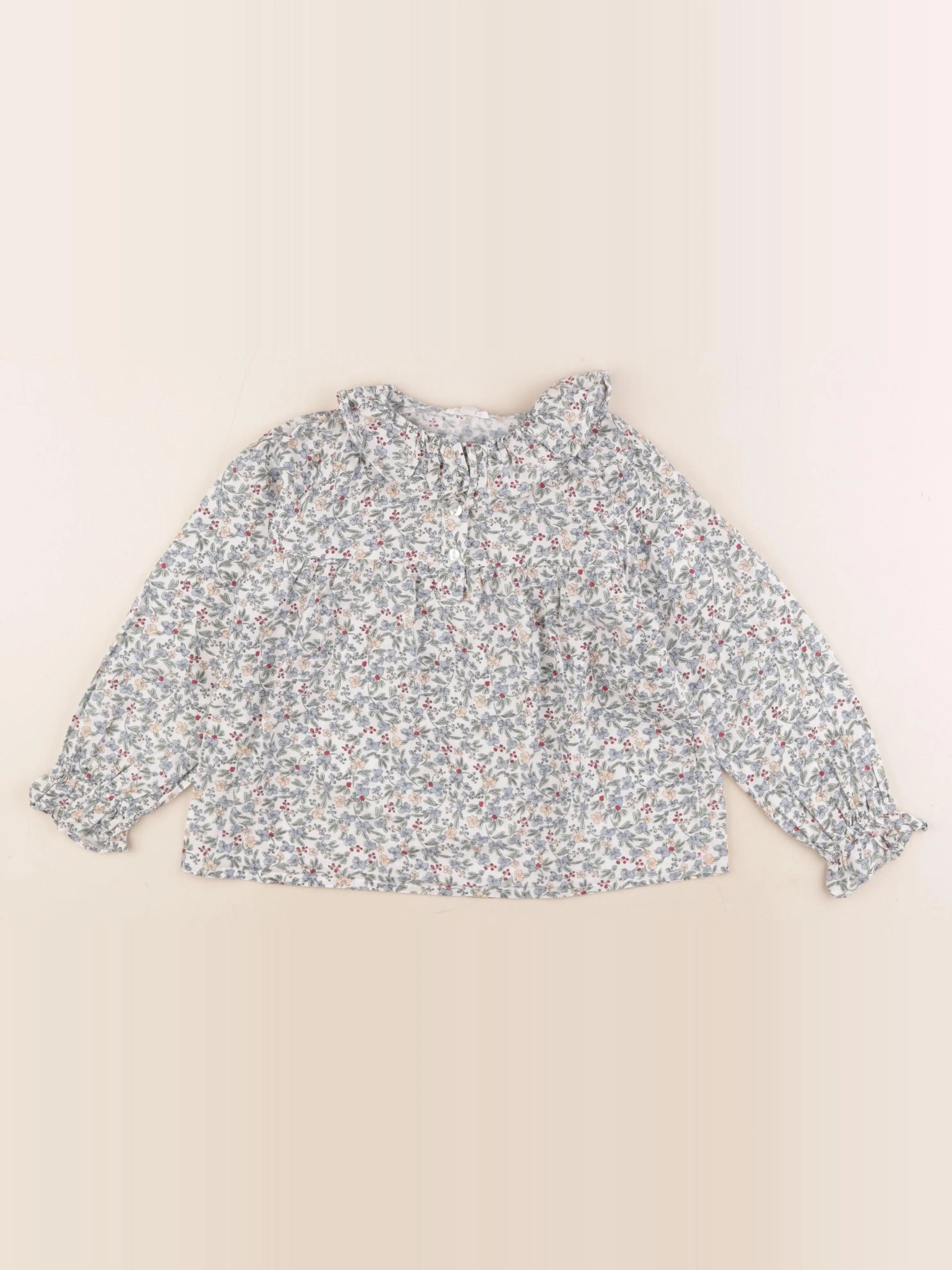 Vertbaudet - blouse multicolore - 7 ans