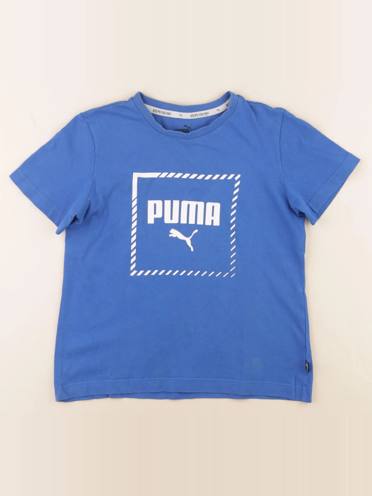 Puma - tee-shirt bleu - 9/10 ans