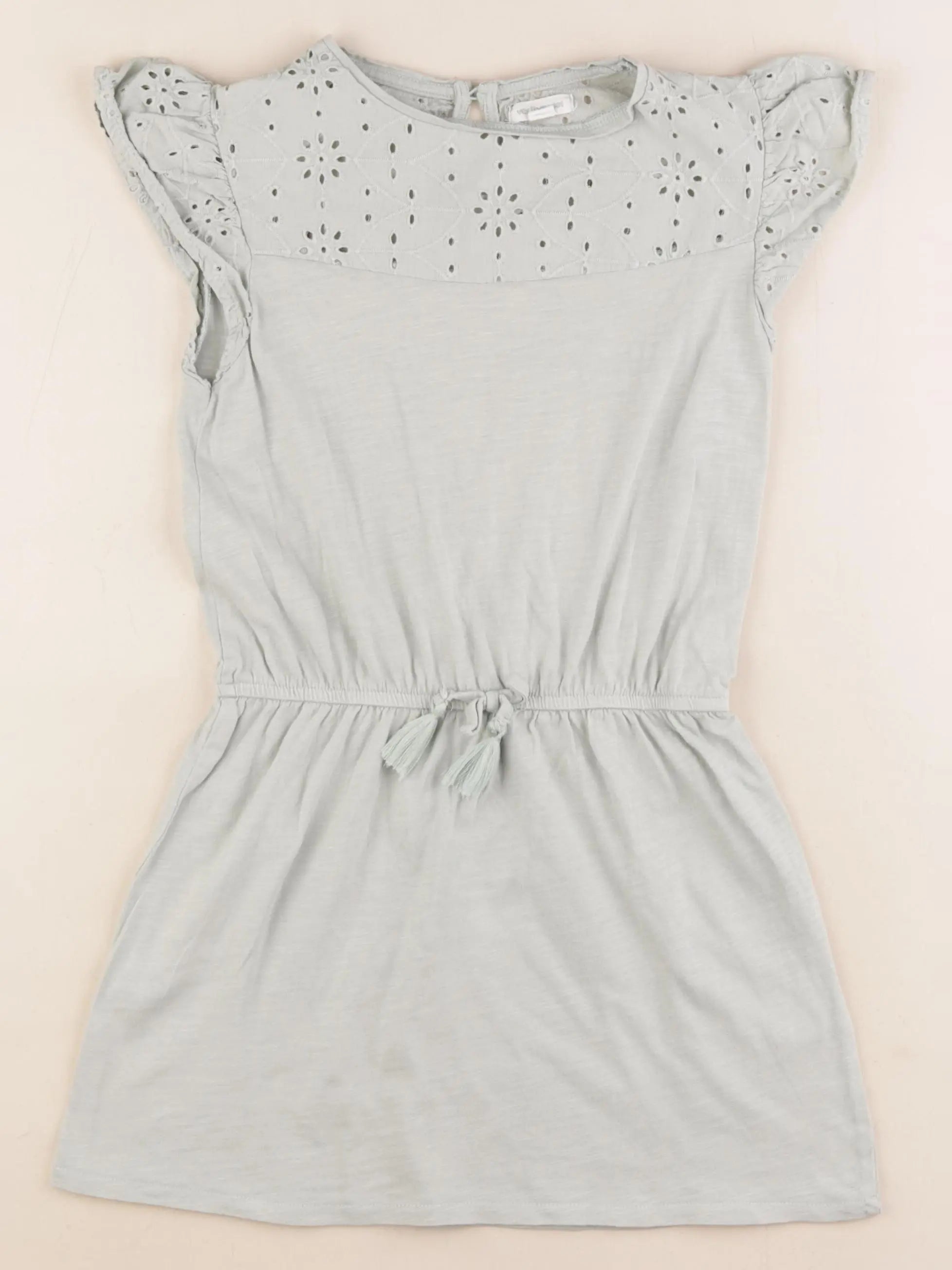 Vertbaudet - robe vert - 8 ans