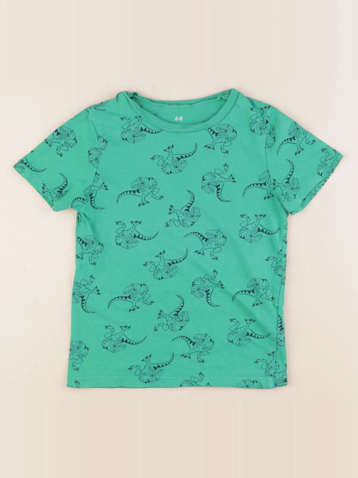 H&M - tee-shirt vert - 4/6 ans