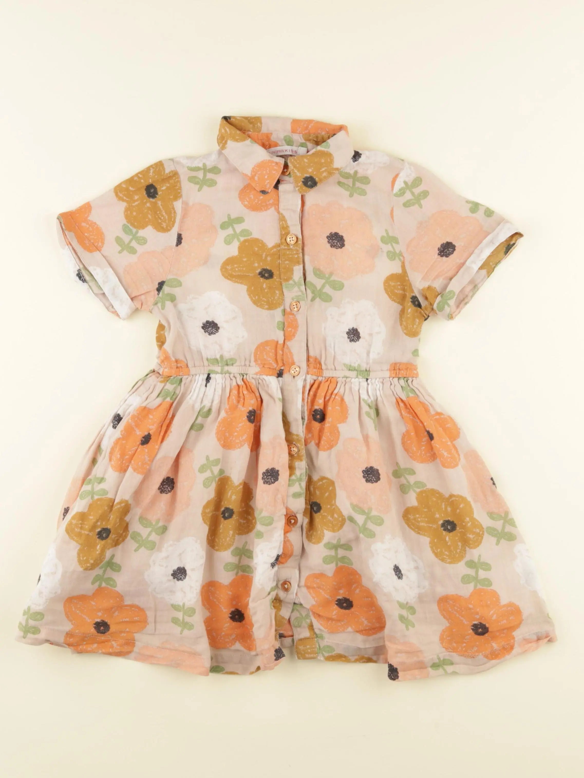 Monoprix - robe multicolore - 4 ans