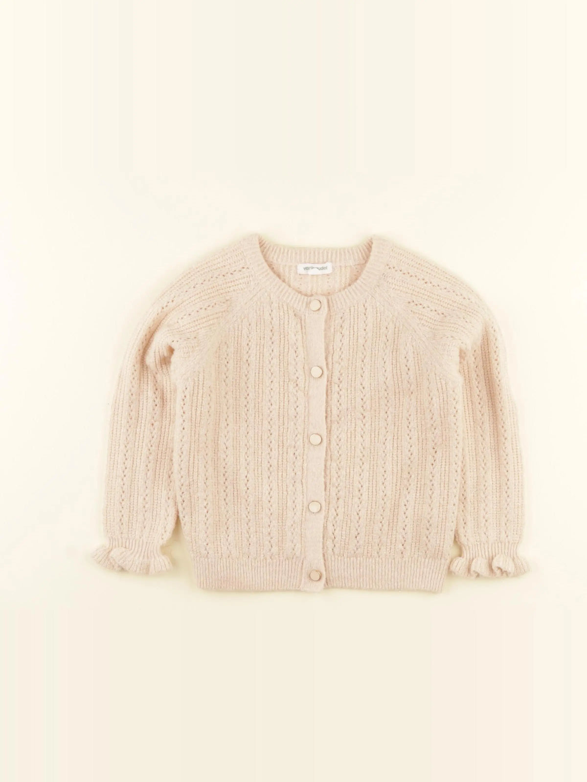 Vertbaudet - gilet rose - 3 ans