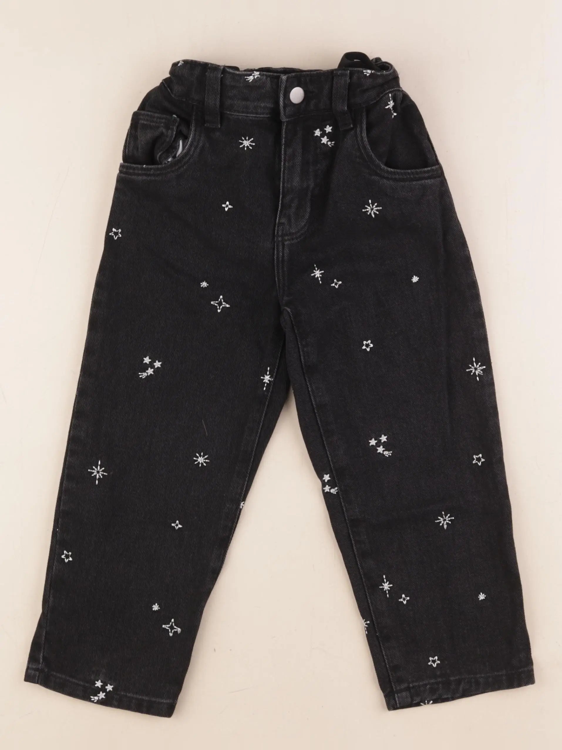 Monoprix - jean noir - 4 ans