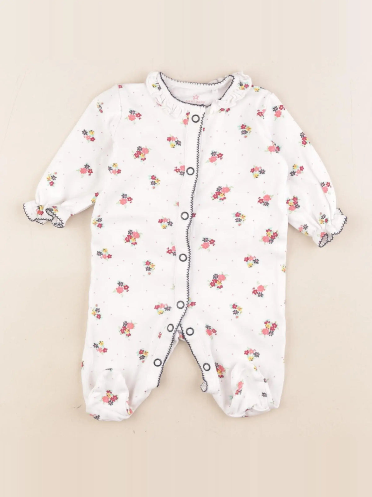 Next - pyjama coton blanc - 1 mois