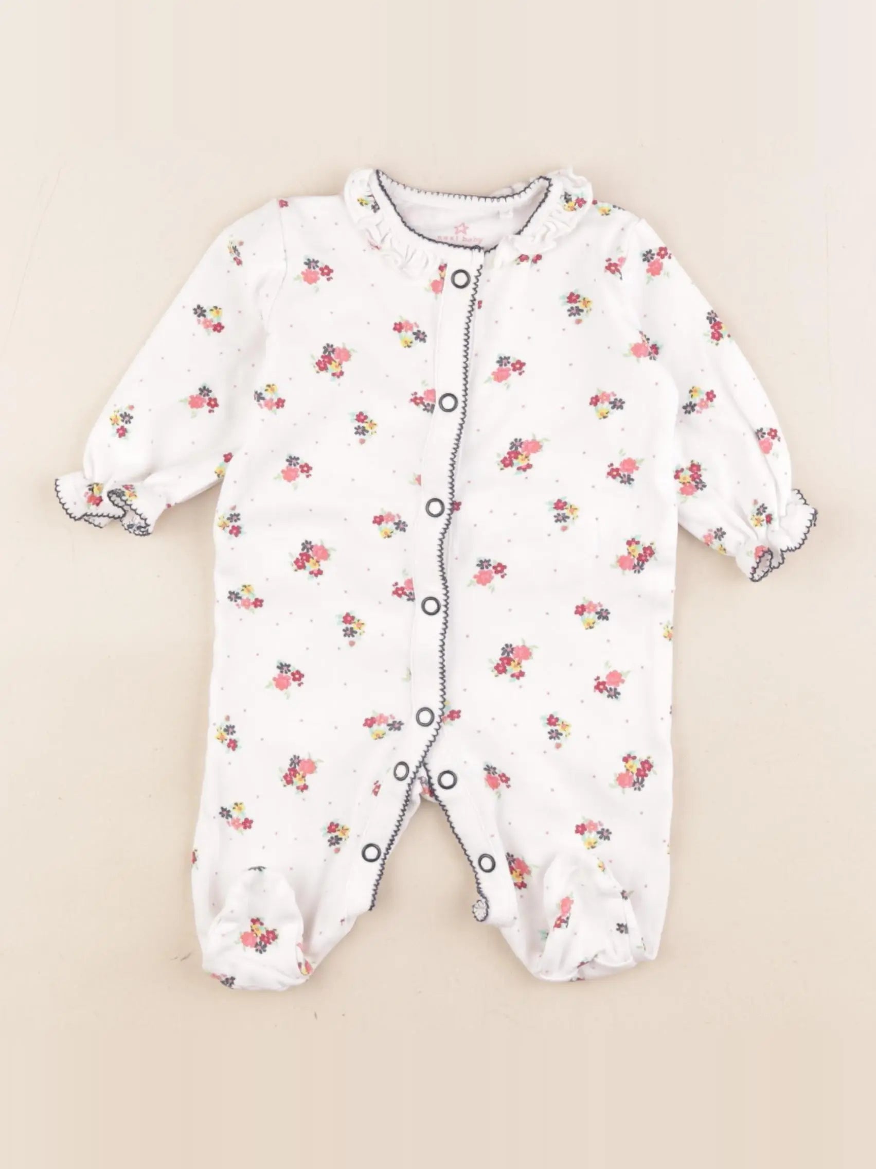 Next - pyjama coton blanc - 1 mois