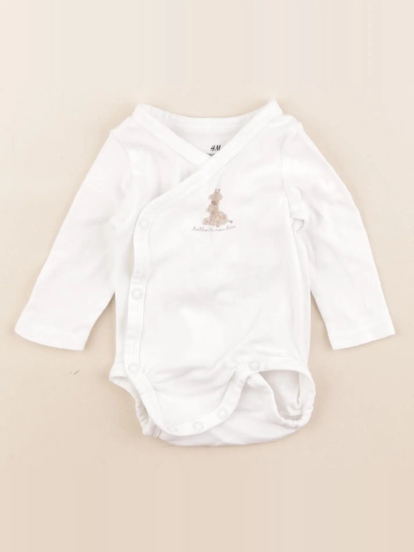 H&M - body blanc - 1/2 mois