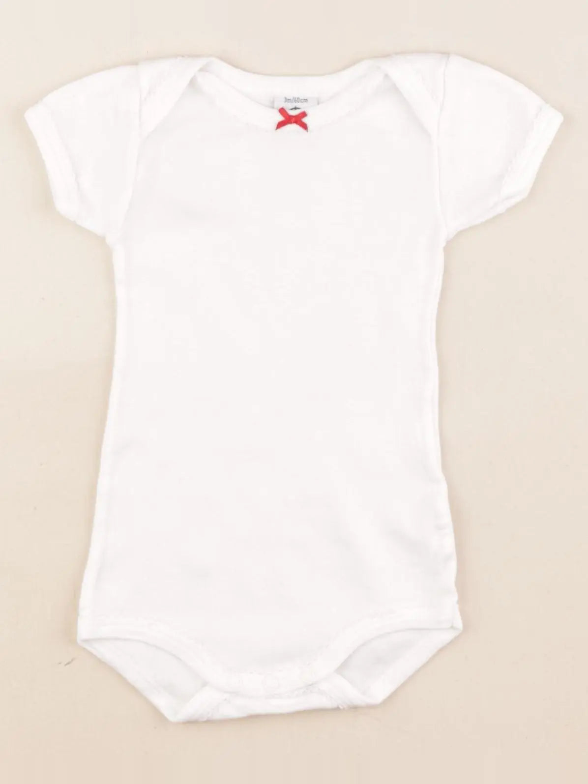 Petit Bateau - body blanc - 3 mois