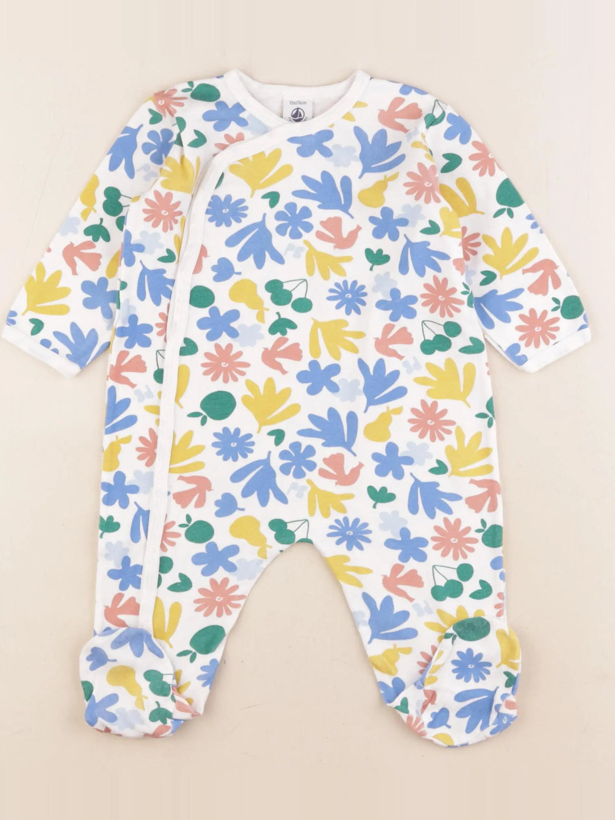 Petit Bateau - pyjama coton multicolore - 12 mois