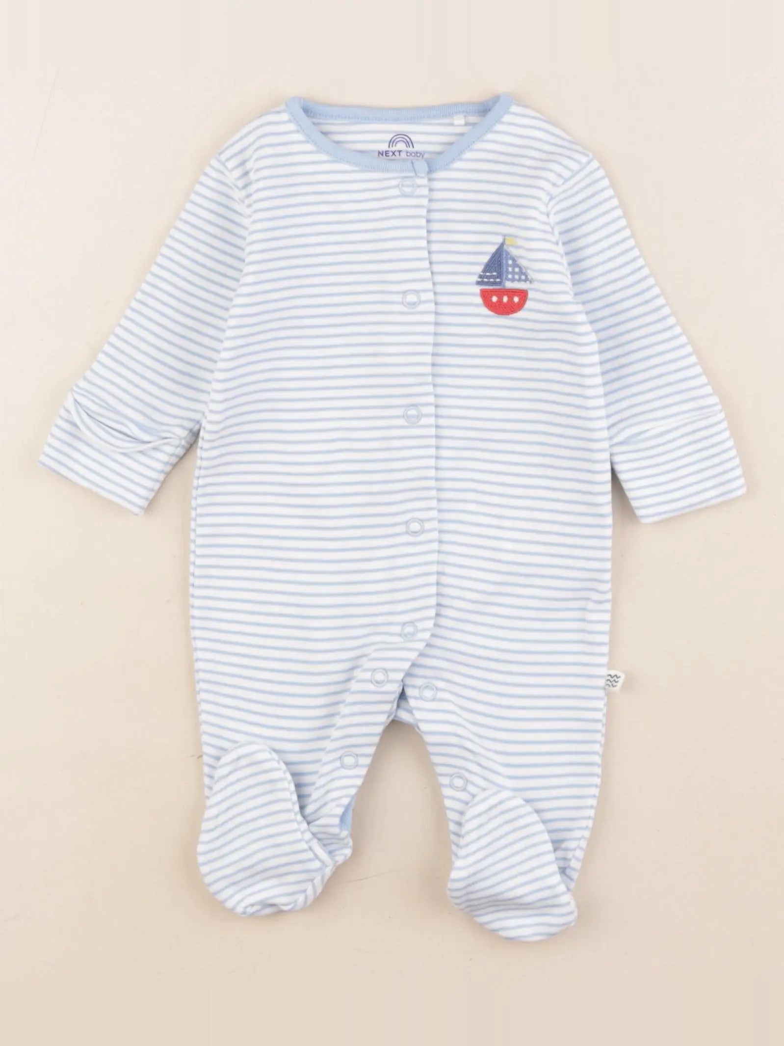 Next - pyjama coton bleu - 1 mois