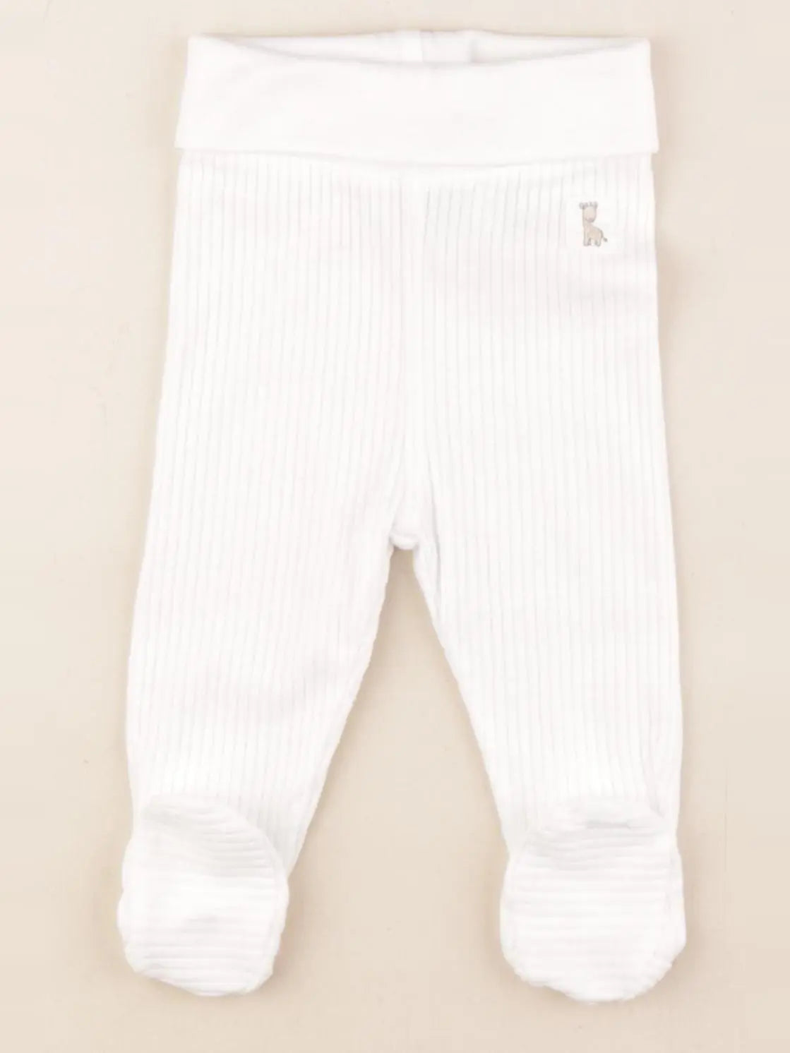 H&M - legging blanc - 1/2 mois