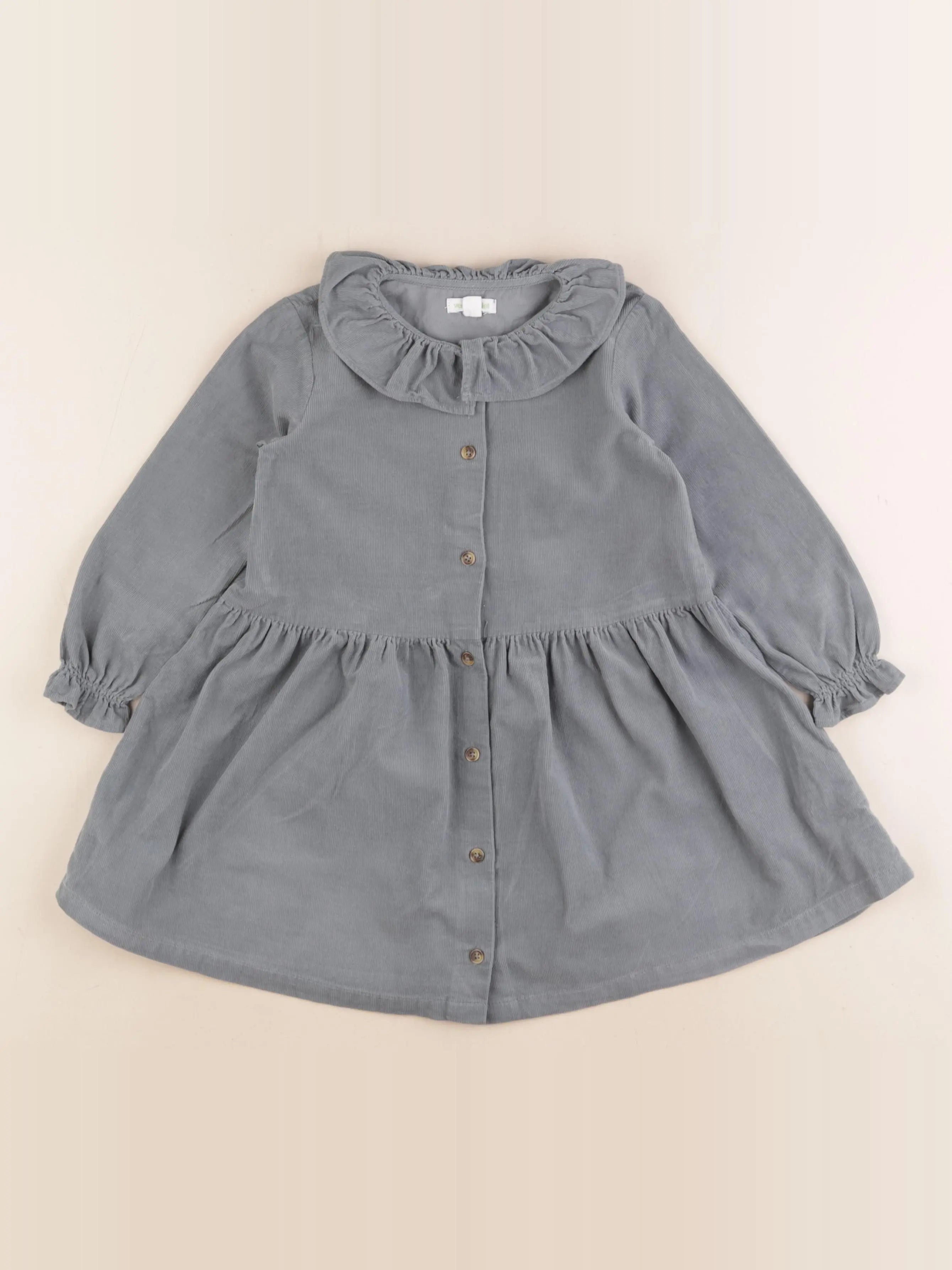 Vertbaudet - robe vert - 4 ans