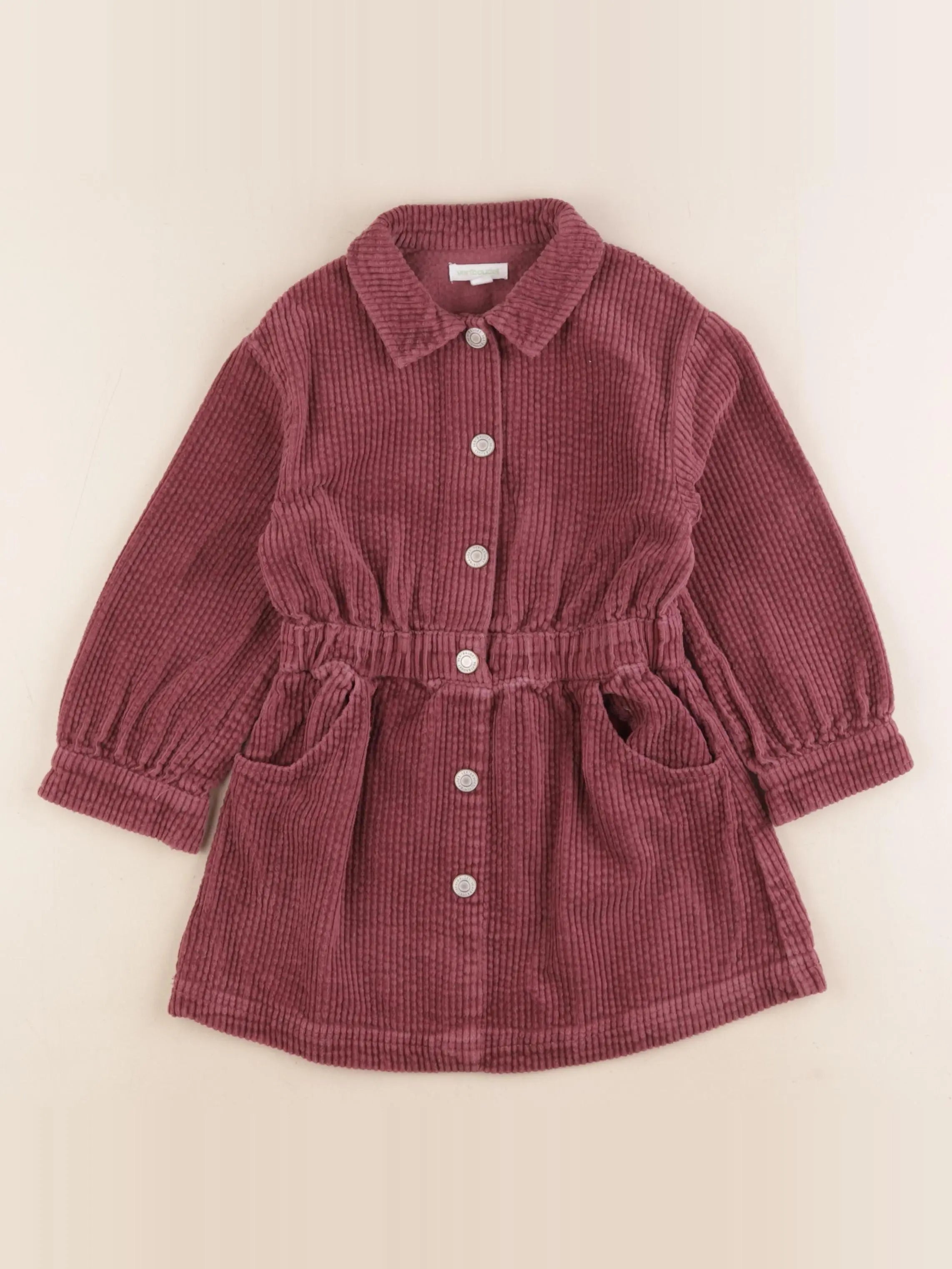 Vertbaudet - robe rouge - 4 ans