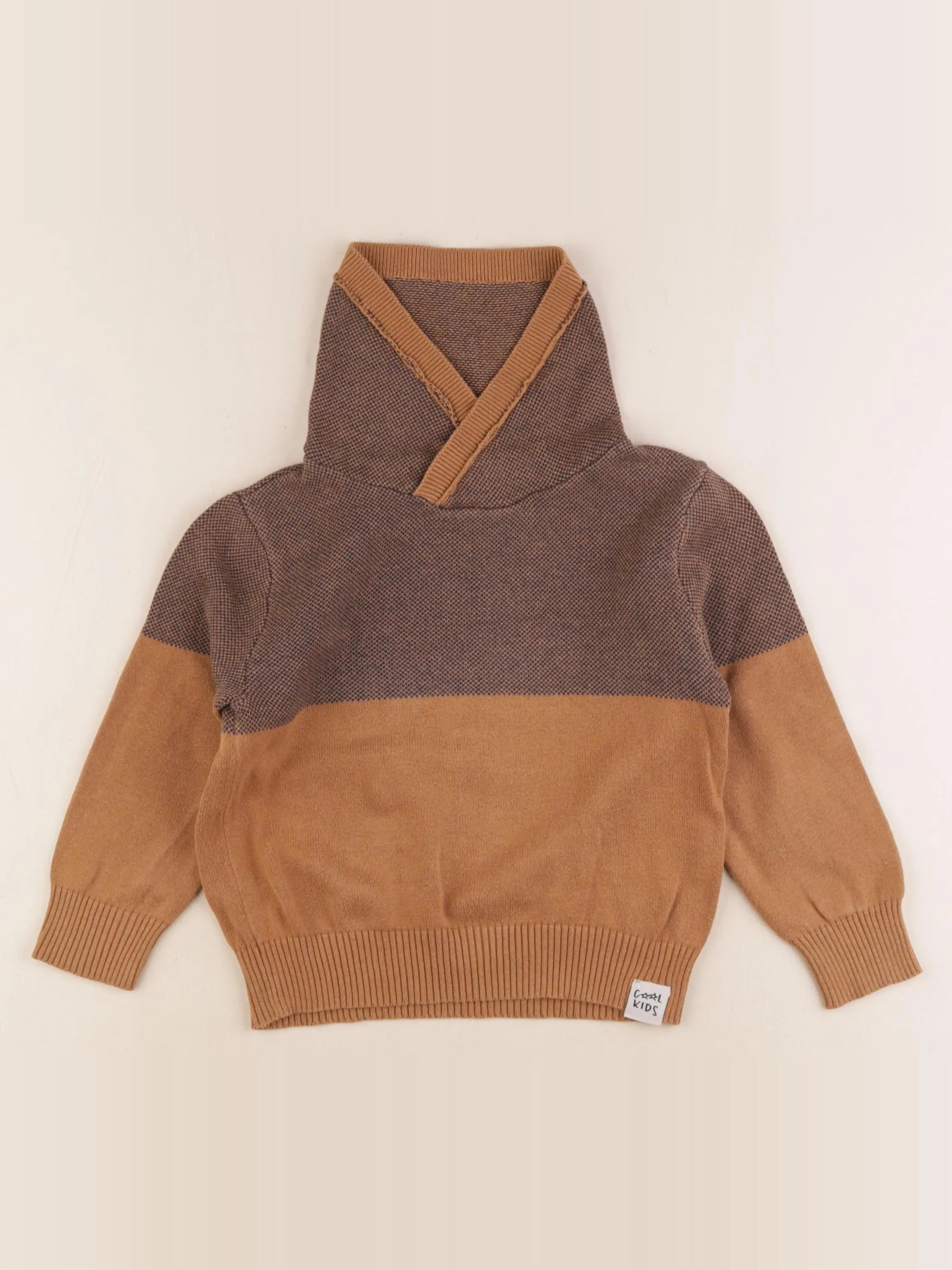 Vertbaudet - pull marron - 5 ans