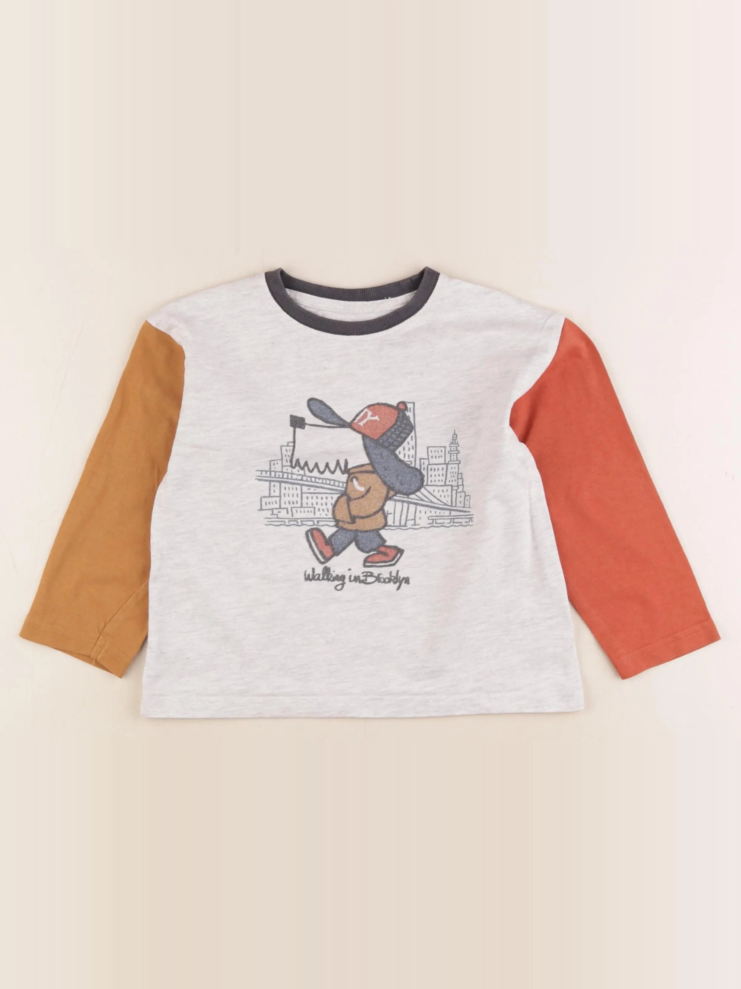 Vertbaudet - tee-shirt multicolore - 5 ans