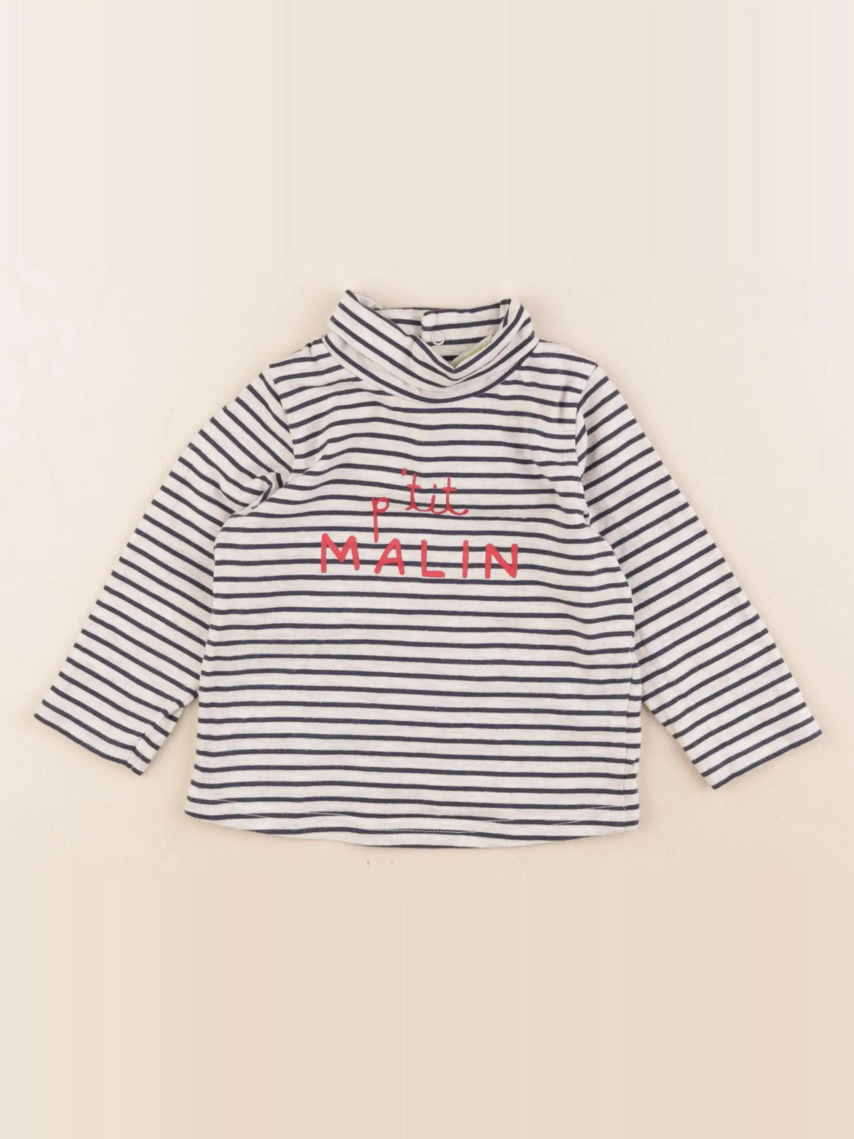 Tape à l'oeil - sous-pull bleu - 12 mois