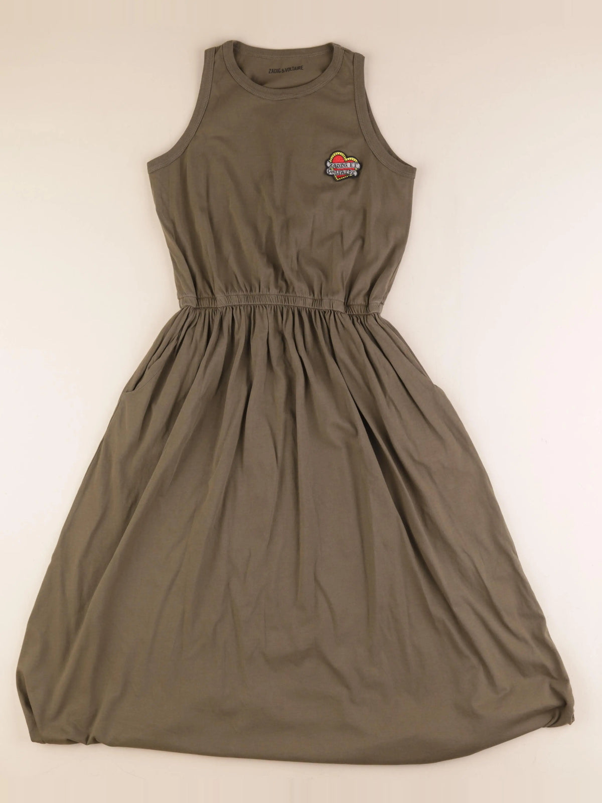 Zadig & Voltaire - robe vert - 12 ans