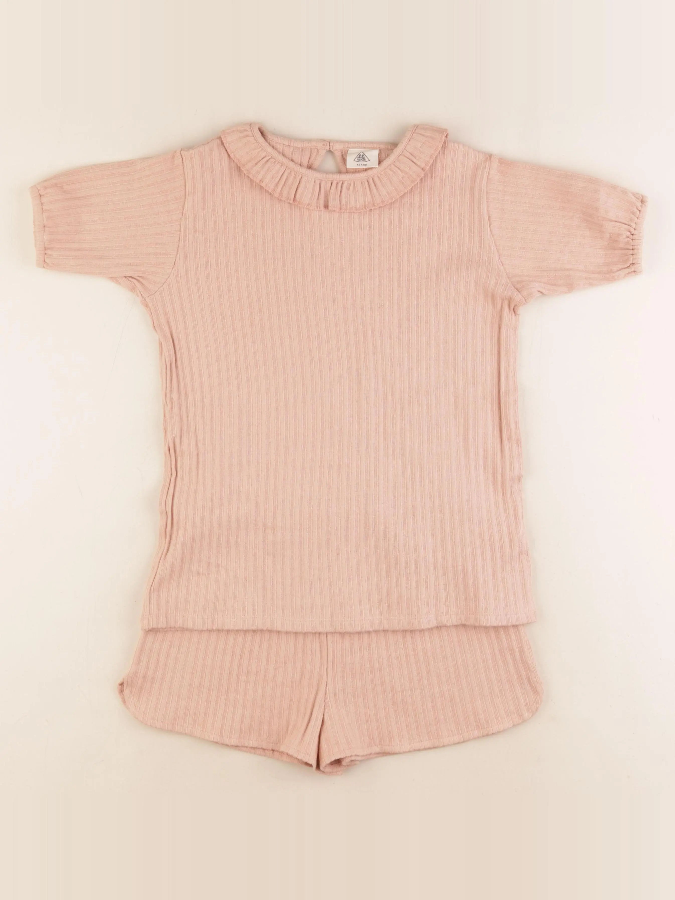 Lililotte - pyjama coton rose - 12 ans