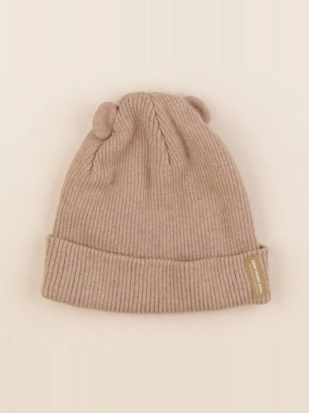 Zara - bonnet beige - 1 an à 2 ans
