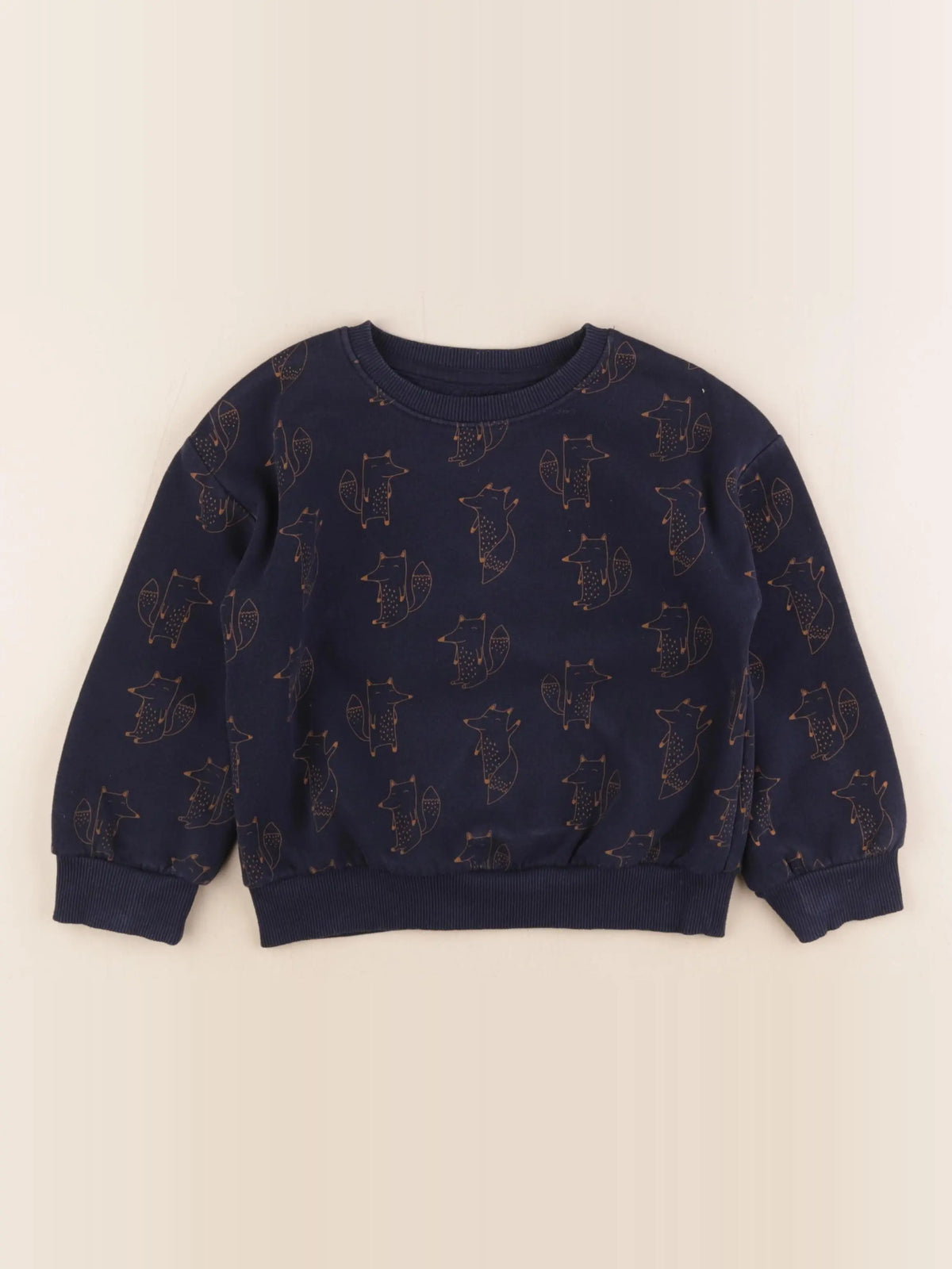 La Redoute - sweat bleu - 4 ans