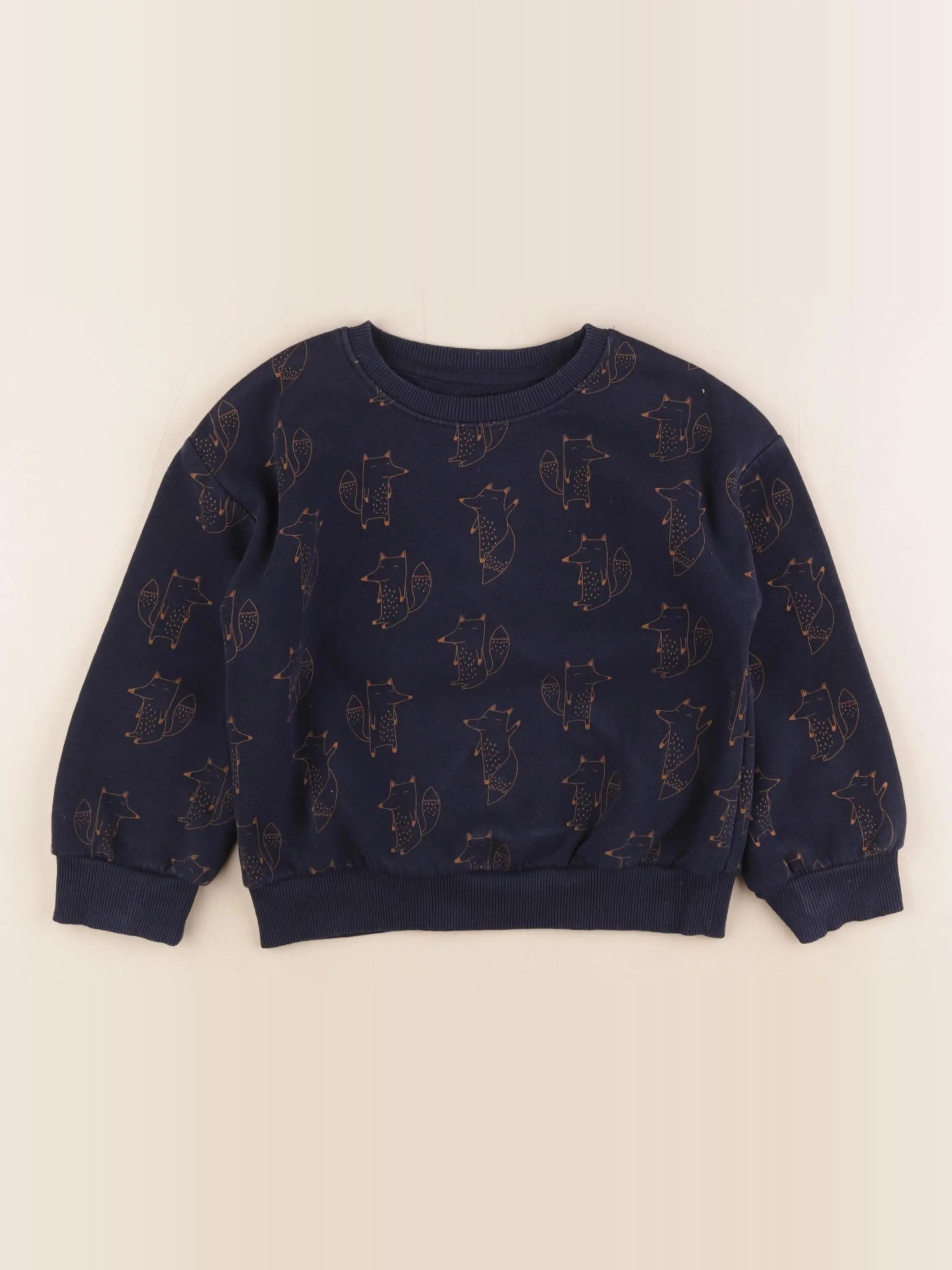 La Redoute - sweat bleu - 4 ans
