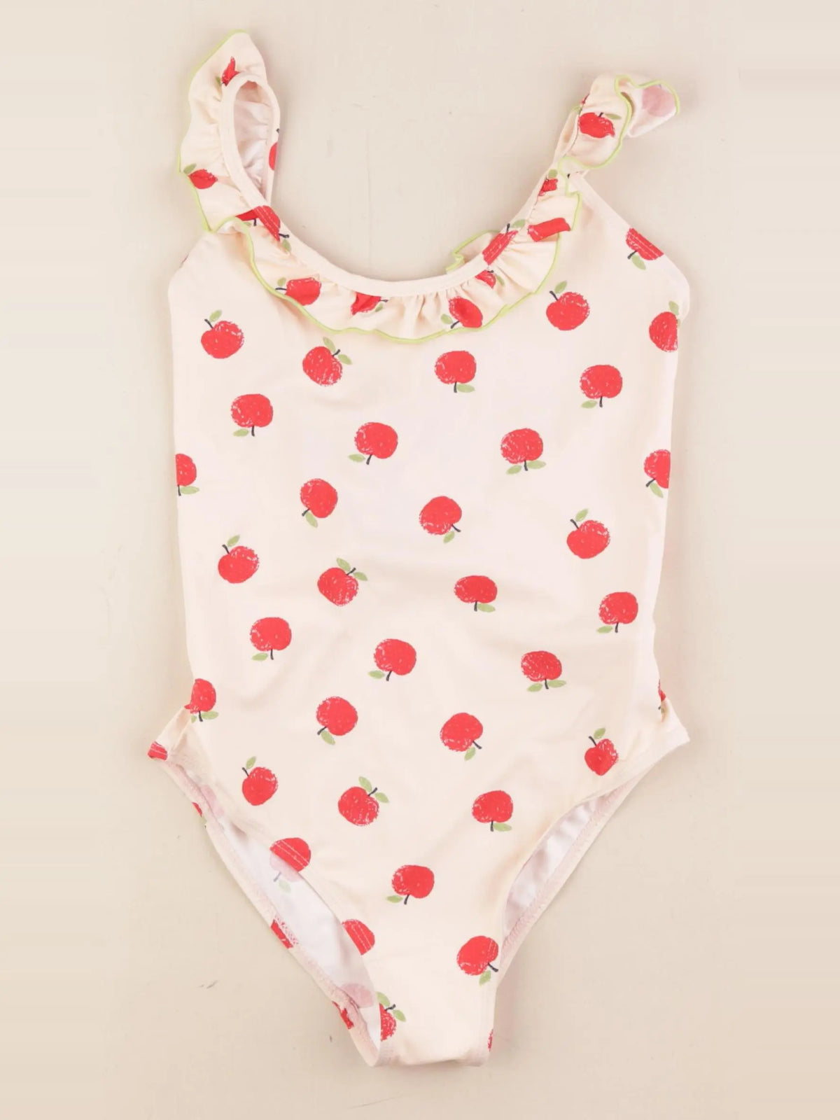 Monoprix - maillot de bain rouge, rose - 14 ans